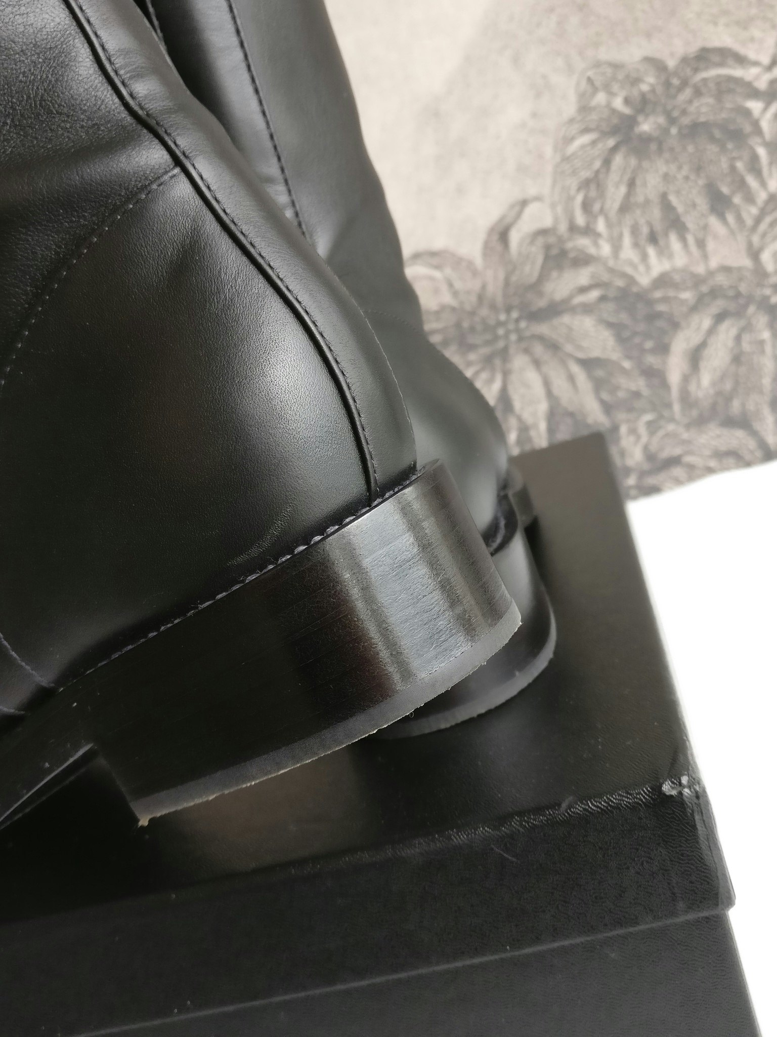 Chanel Lace Up Combat Boots