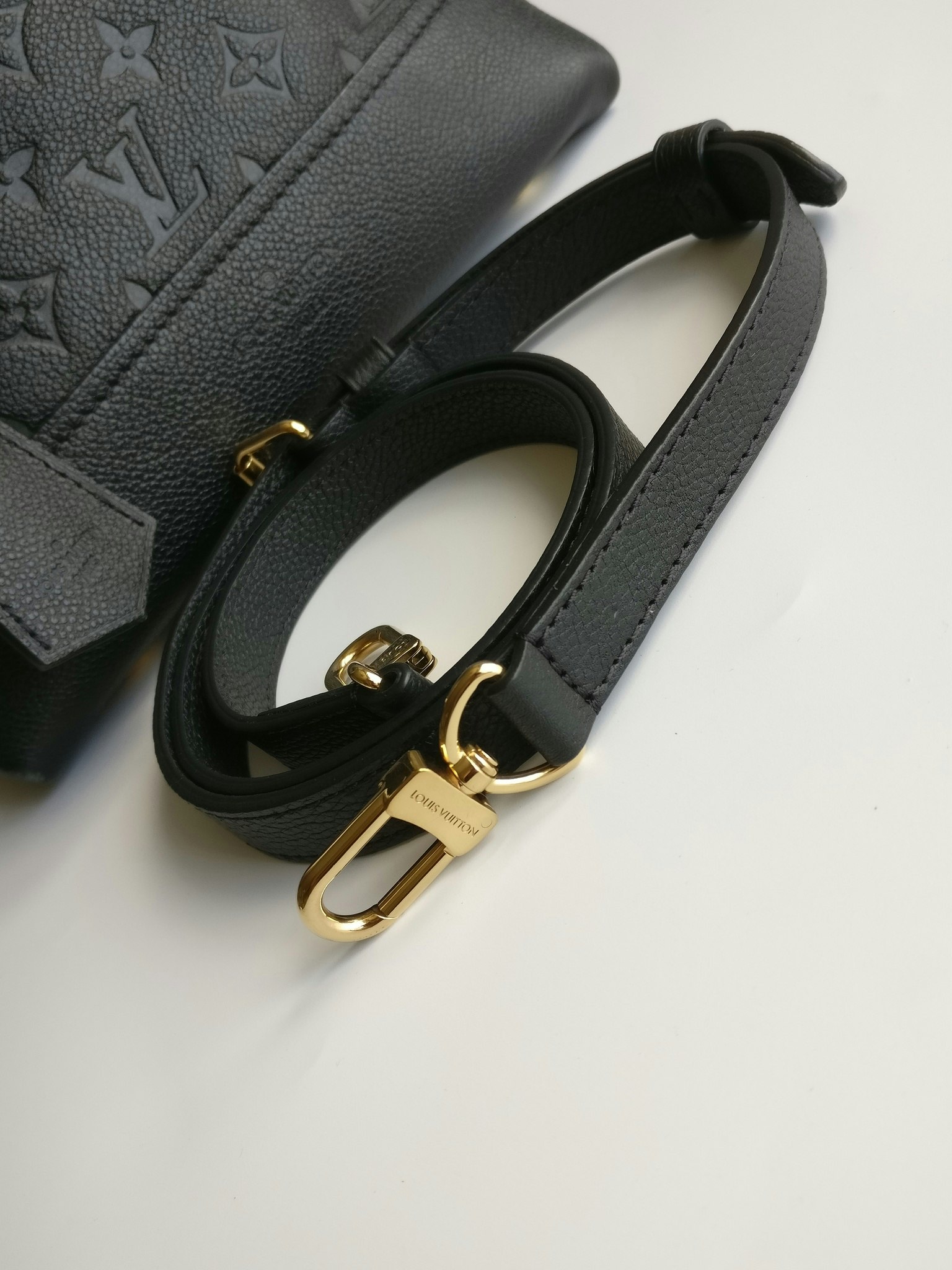 Louis Vuitton Neo Alma Bb Black Monogram Empreinte Leather Shoulder Bag