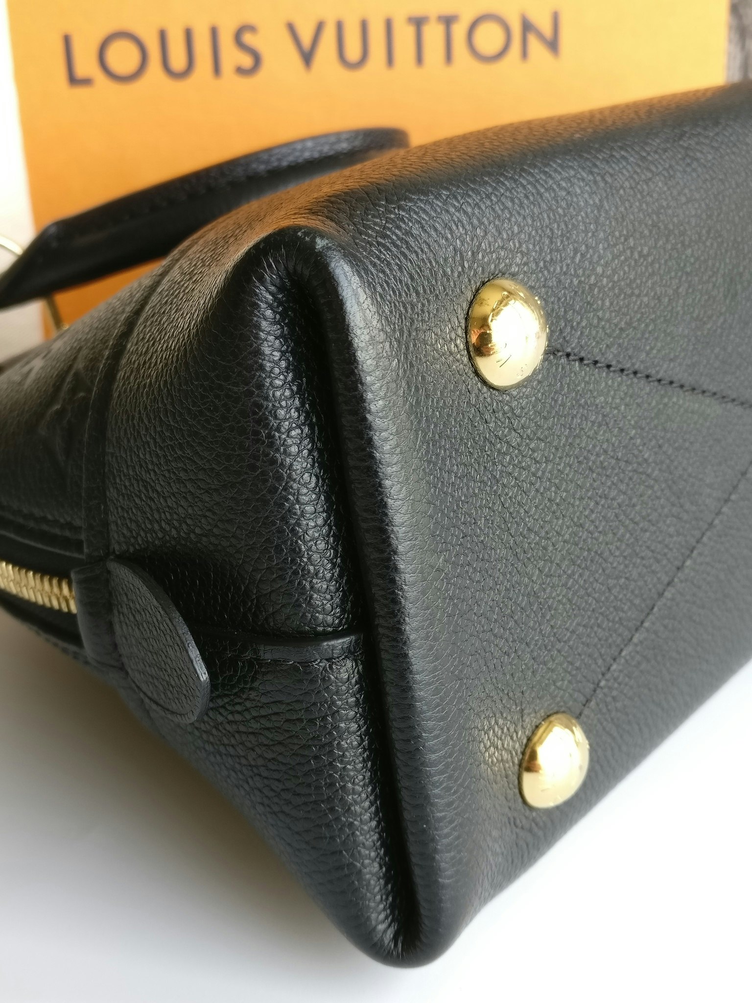 Louis Vuitton Neo Alma Handbag Monogram Empreinte Leather BB Red 1452397