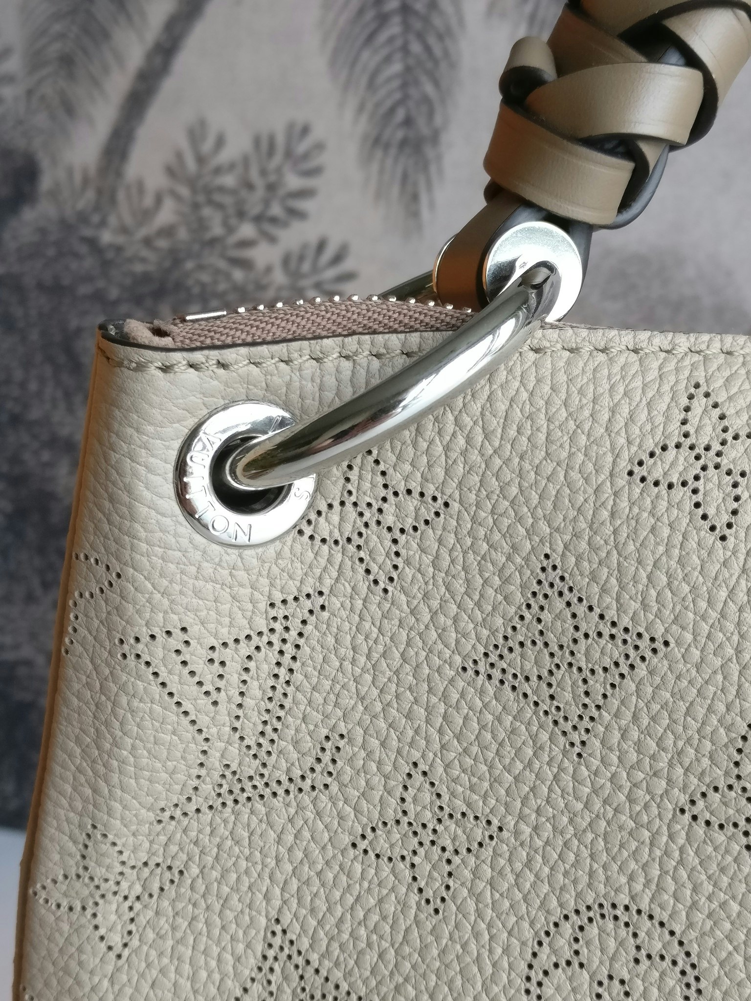 Louis Vuitton Snow Mahina Beaubourg Hobo MM Silver Tone Hardware Available  For Immediate Sale At Sotheby's