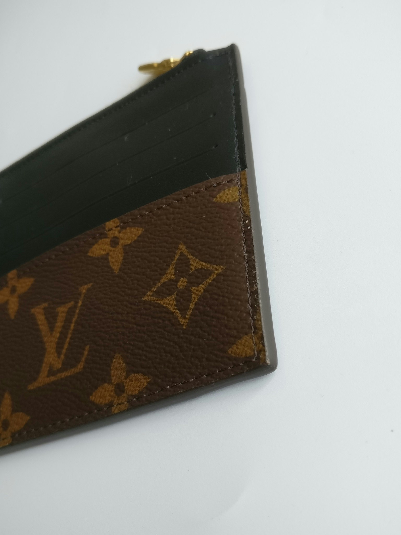 Louis Vuitton LV Slim Purse Brown Leather ref.475826 - Joli Closet