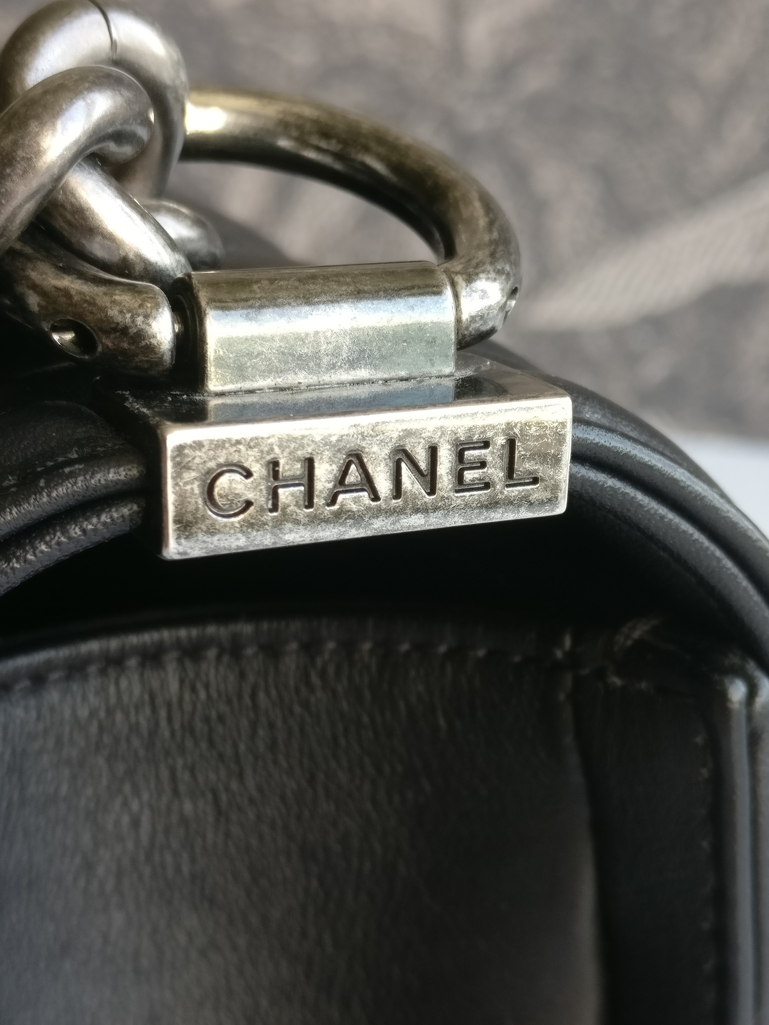 Chanel Boy Old Medium quilted flap bag