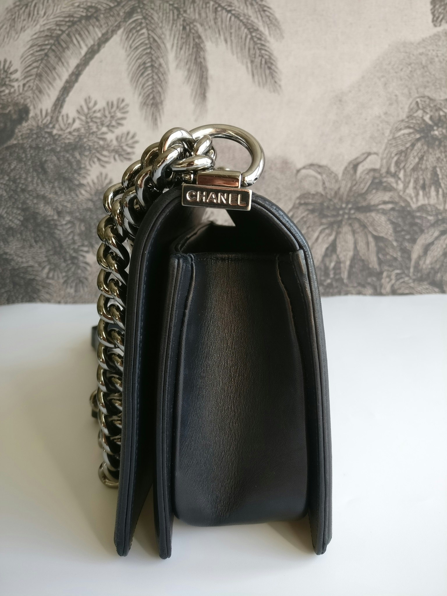 Chanel Boy Medium chevron lambskin
