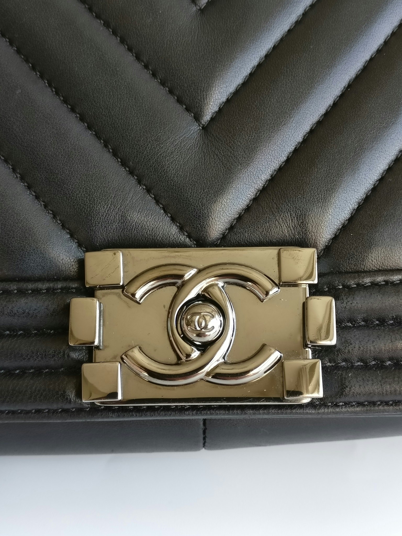 Chanel Boy Medium chevron lambskin