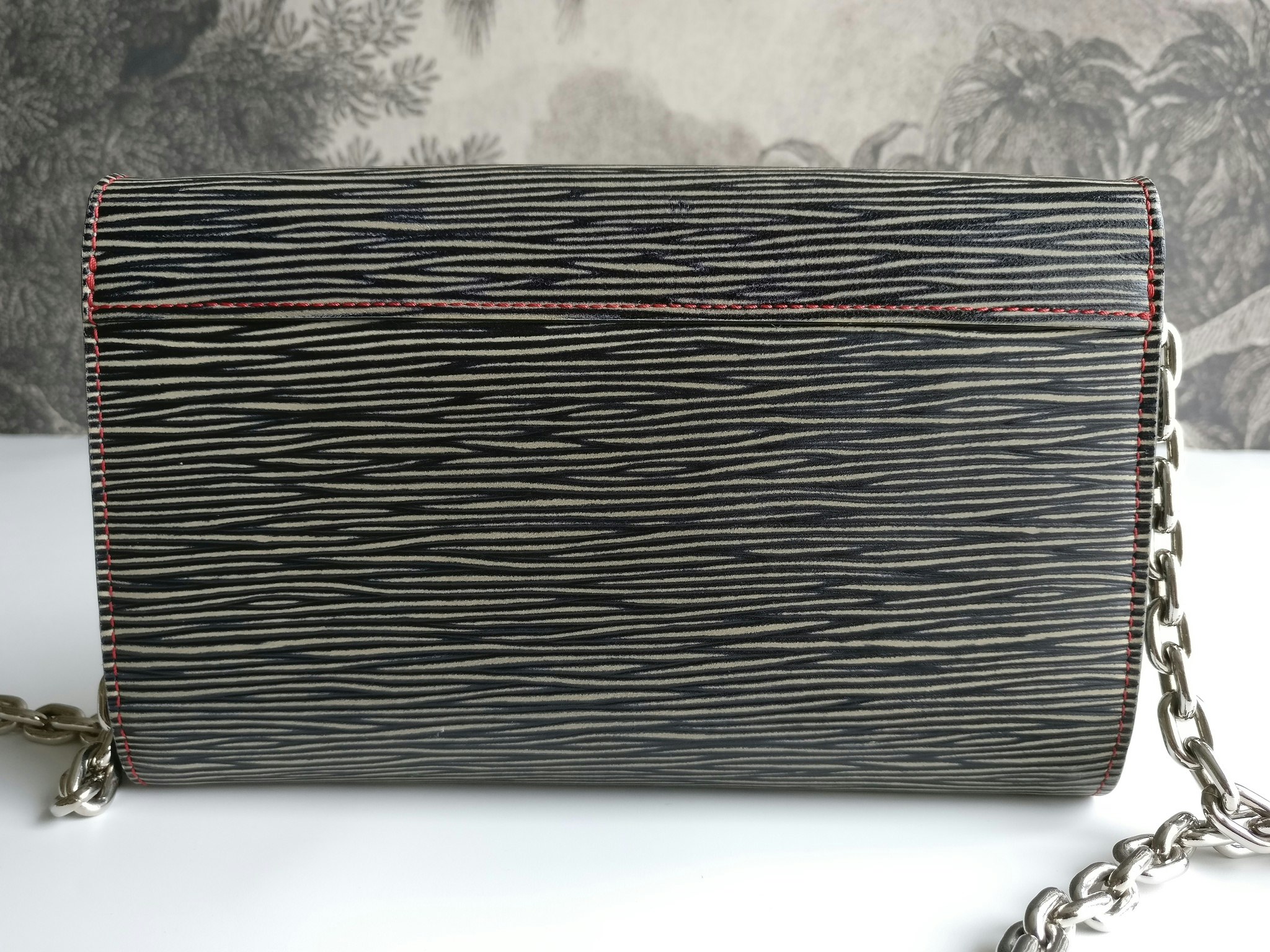 Louis Vuitton Epi Twist Denim Chain Wallet