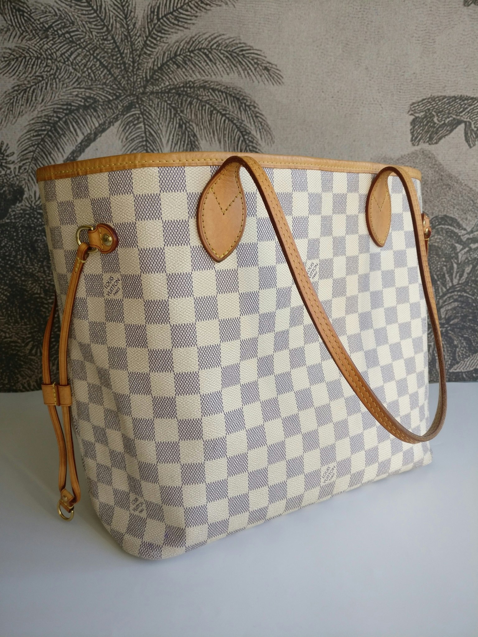 Louis Vuitton Neverfull MM damier azur