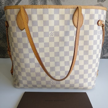 Louis Vuitton Neverfull MM damier azur