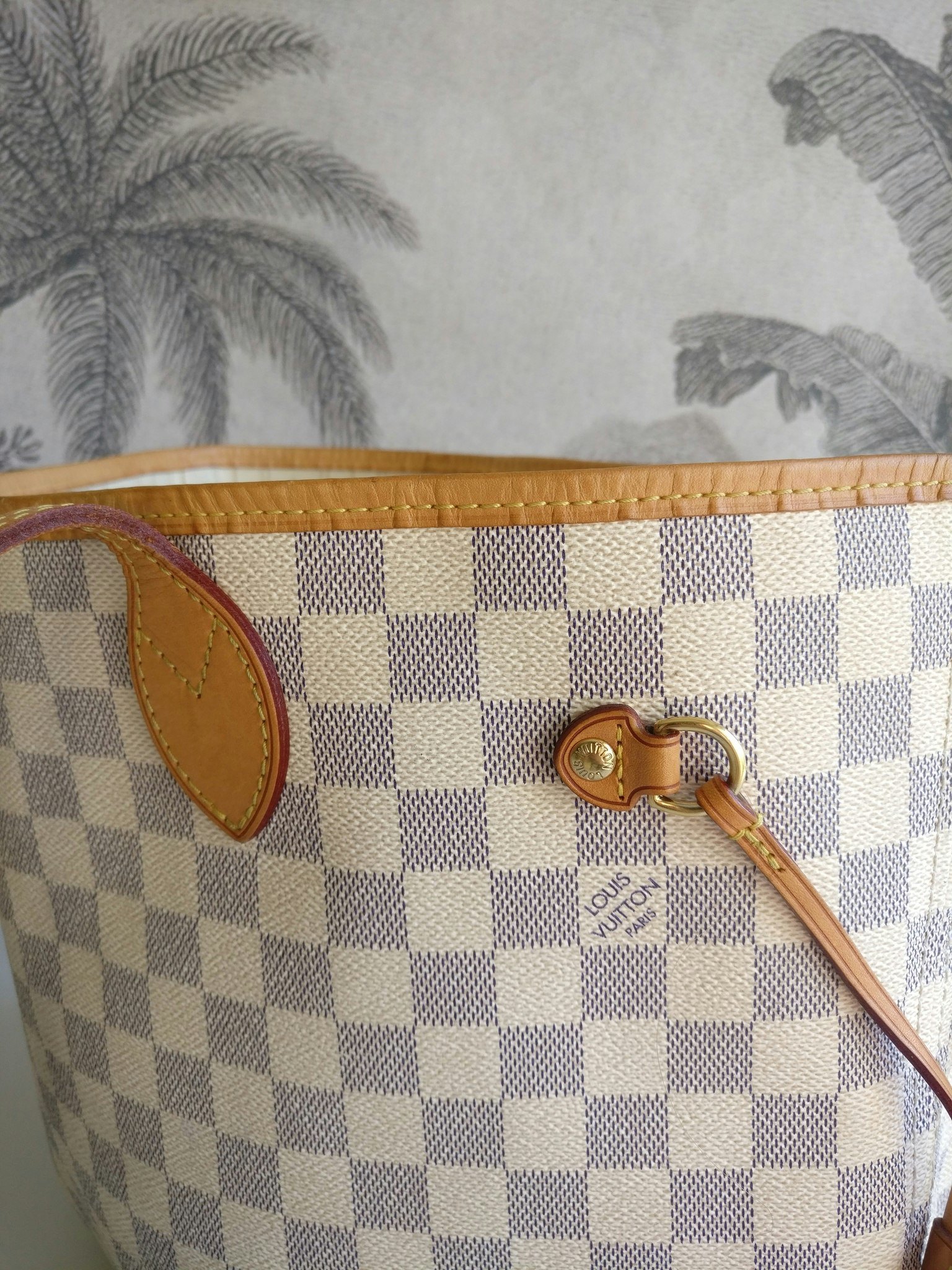 Louis Vuitton Neverfull MM damier azur