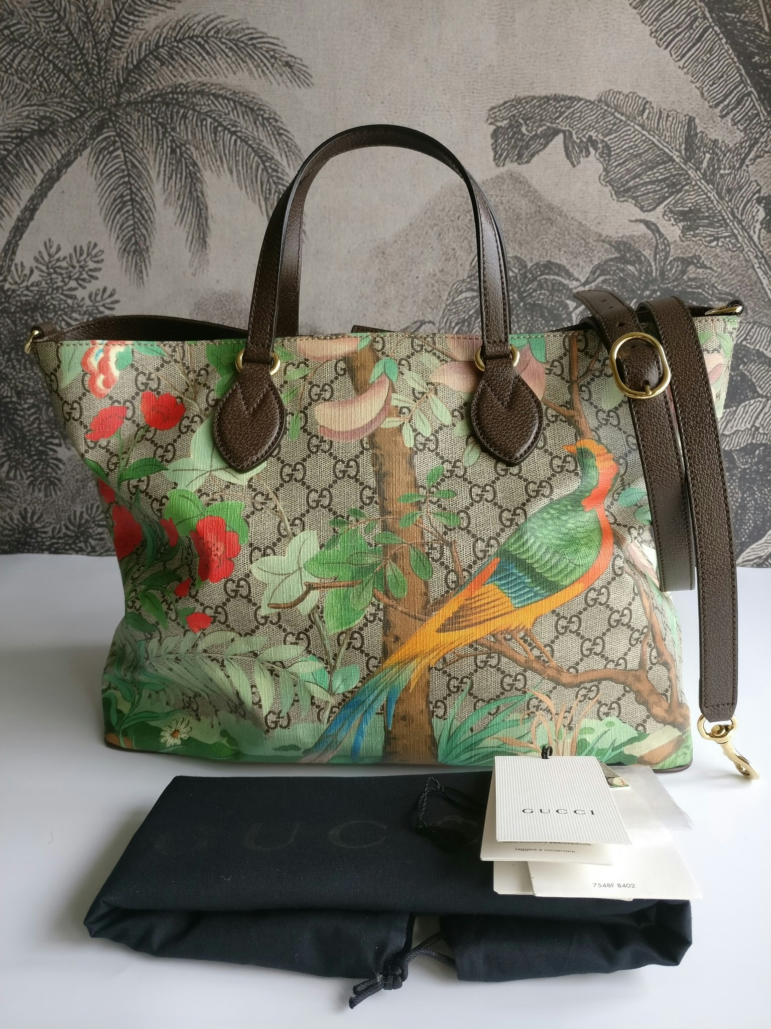 Gucci Soft GG Supreme Tian Floral Tote - Good or Bag