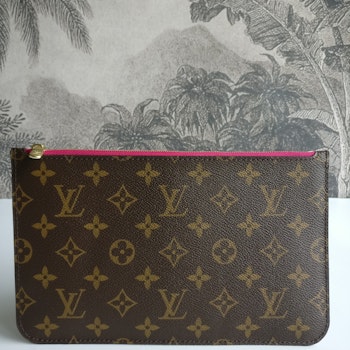 Louis Vuitton Neverfull MM pochette pivoine