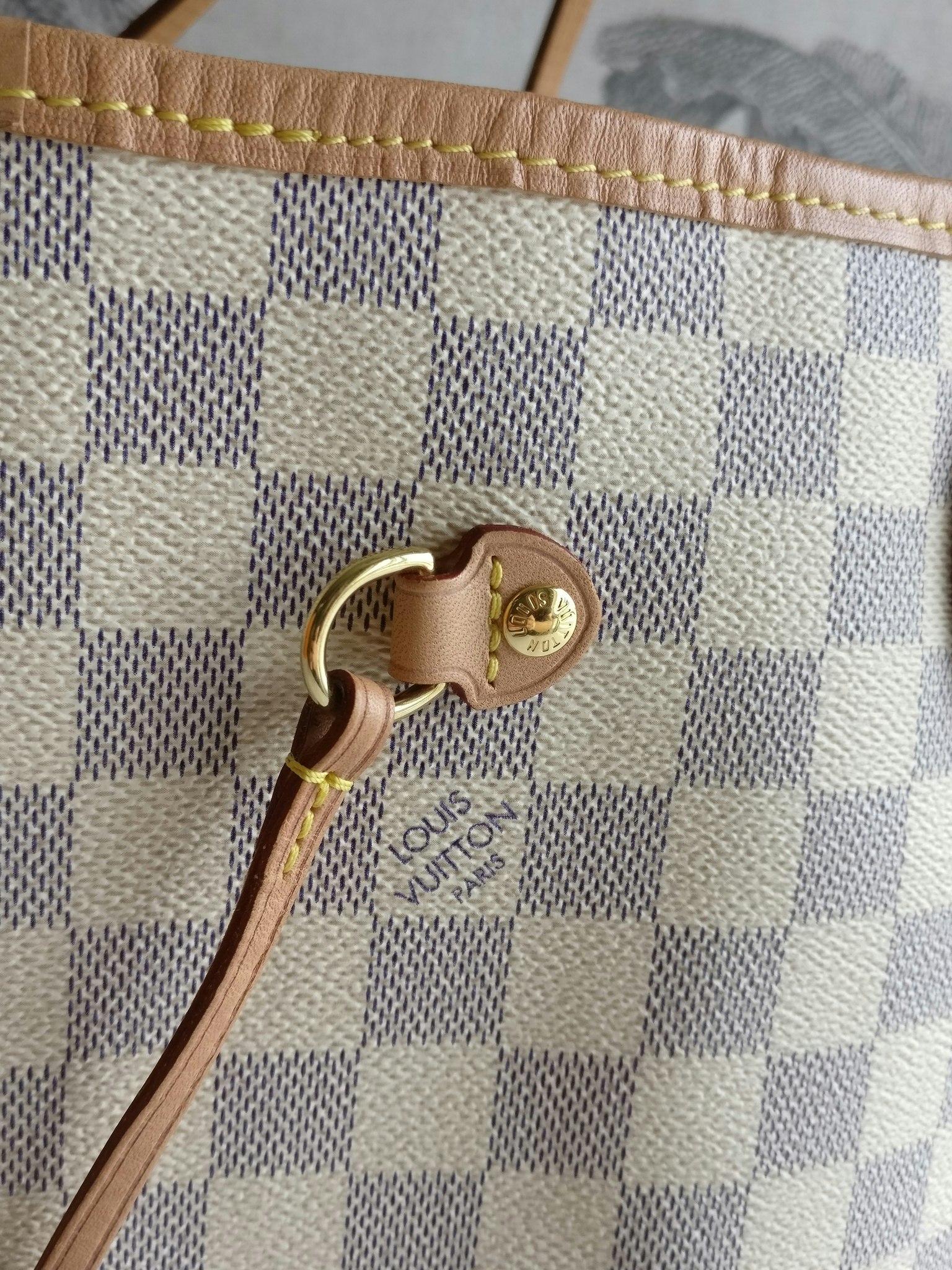 Louis Vuitton Neverfull MM damier azur