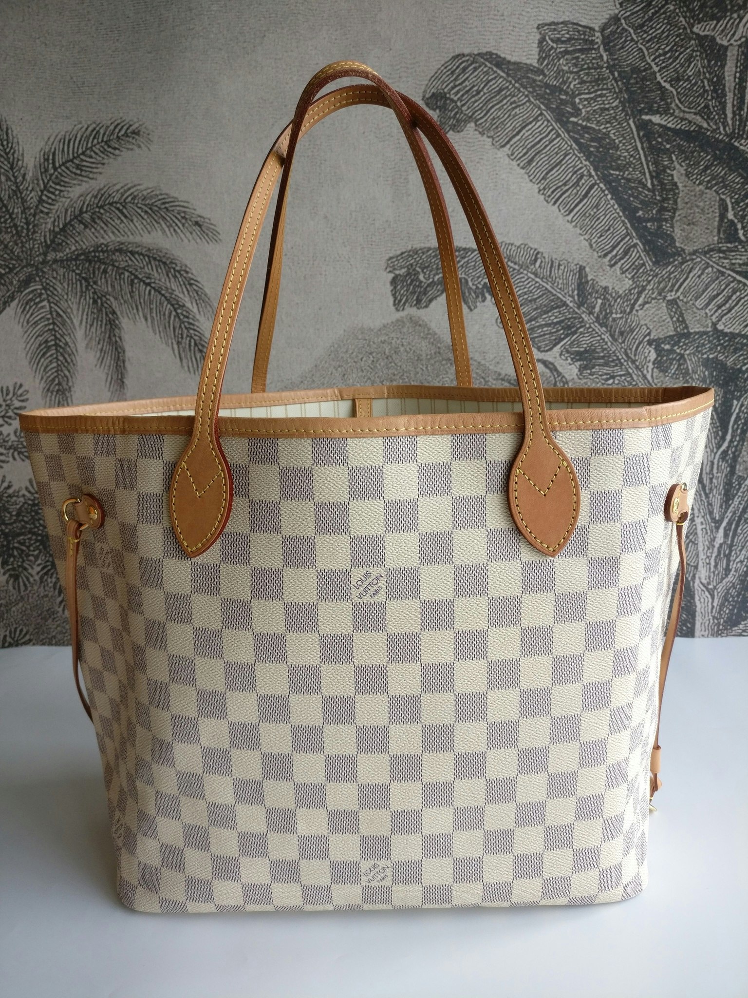 Louis Vuitton Damier Azur Neverfull MM (SHG-35395) – LuxeDH