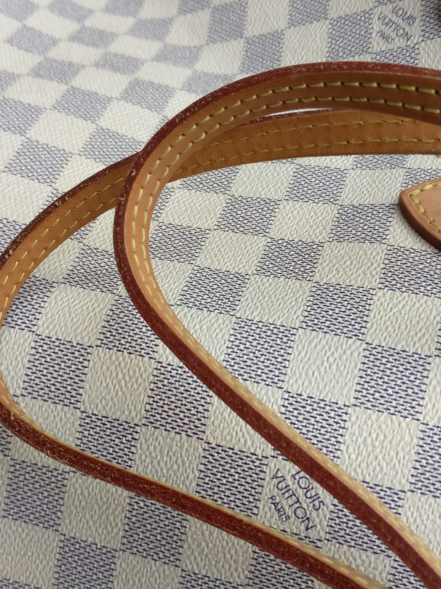 Louis Vuitton Damier Azur Neverfull MM QJB0BJ0NWA097