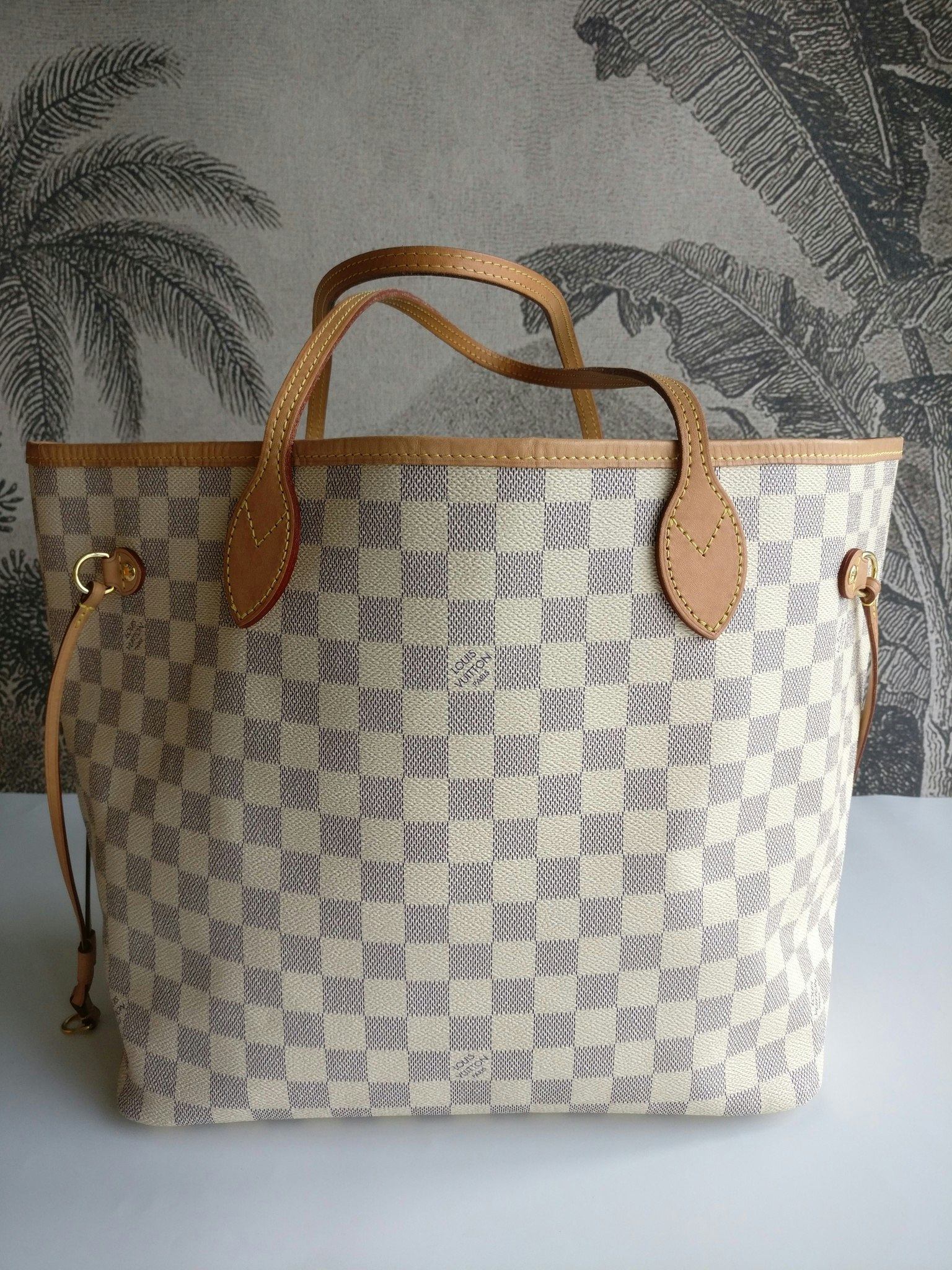 Louis Vuitton Neverfull MM damier azur