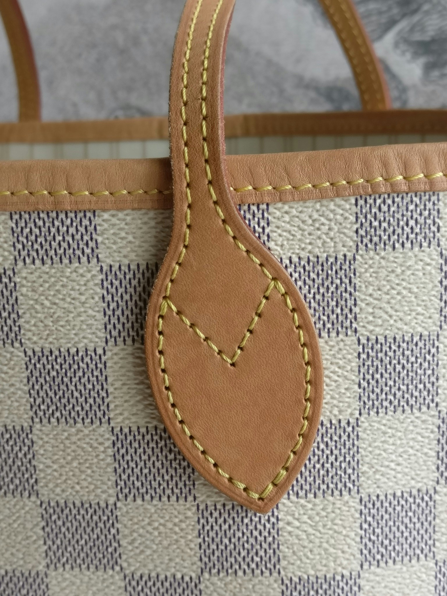 Louis Vuitton Neverfull MM damier azur