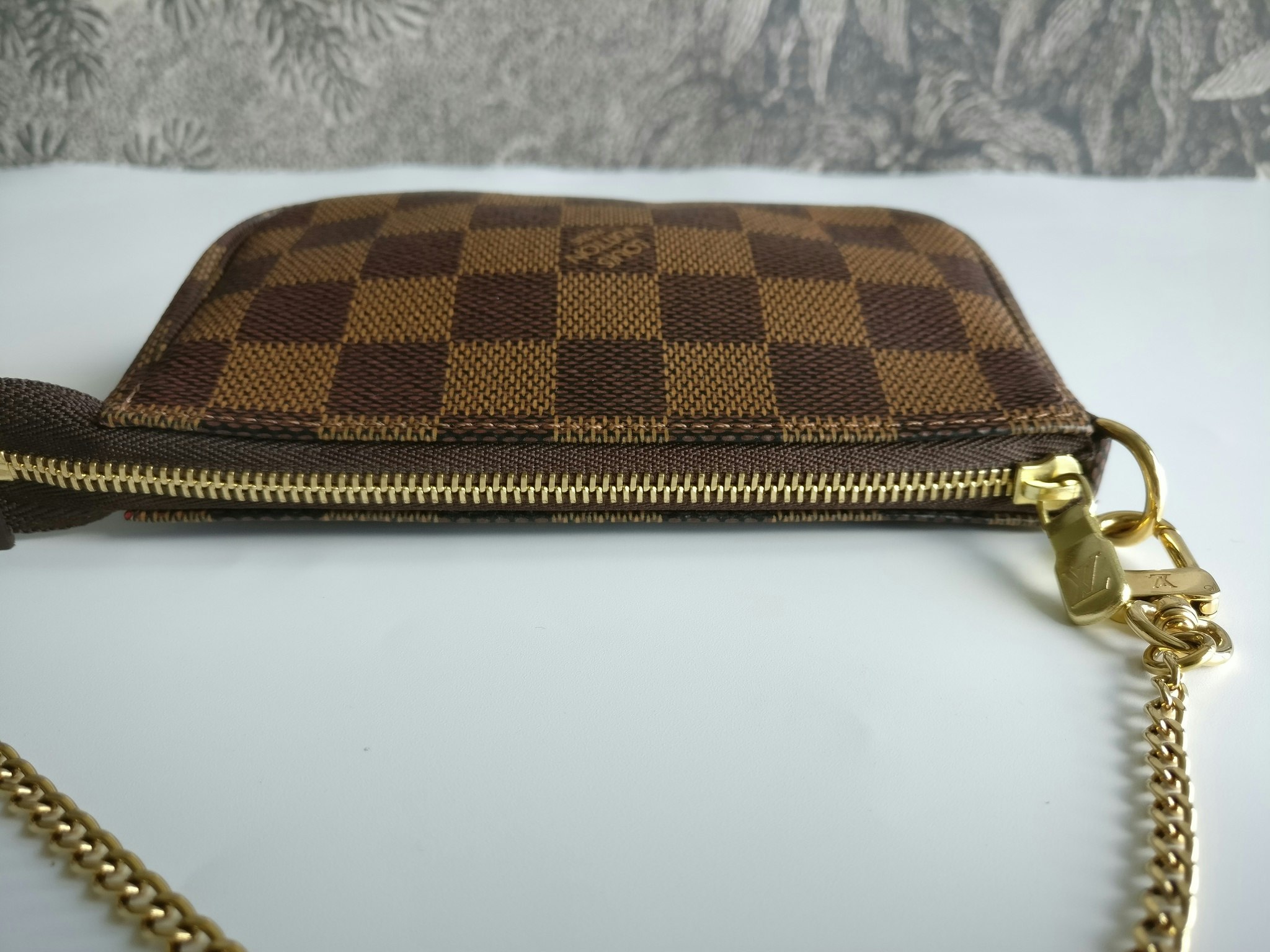 Louis Vuitton Mini Pochette Accessories Damier Ebene