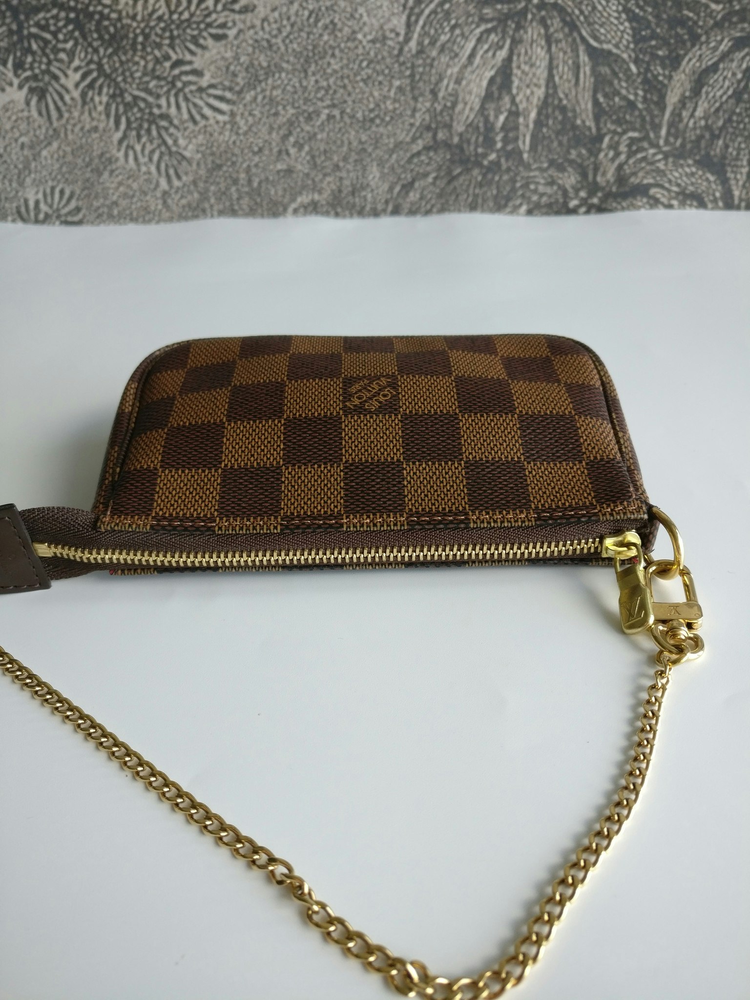 Louis Vuitton Mini Pochette Accessories Damier Ebene