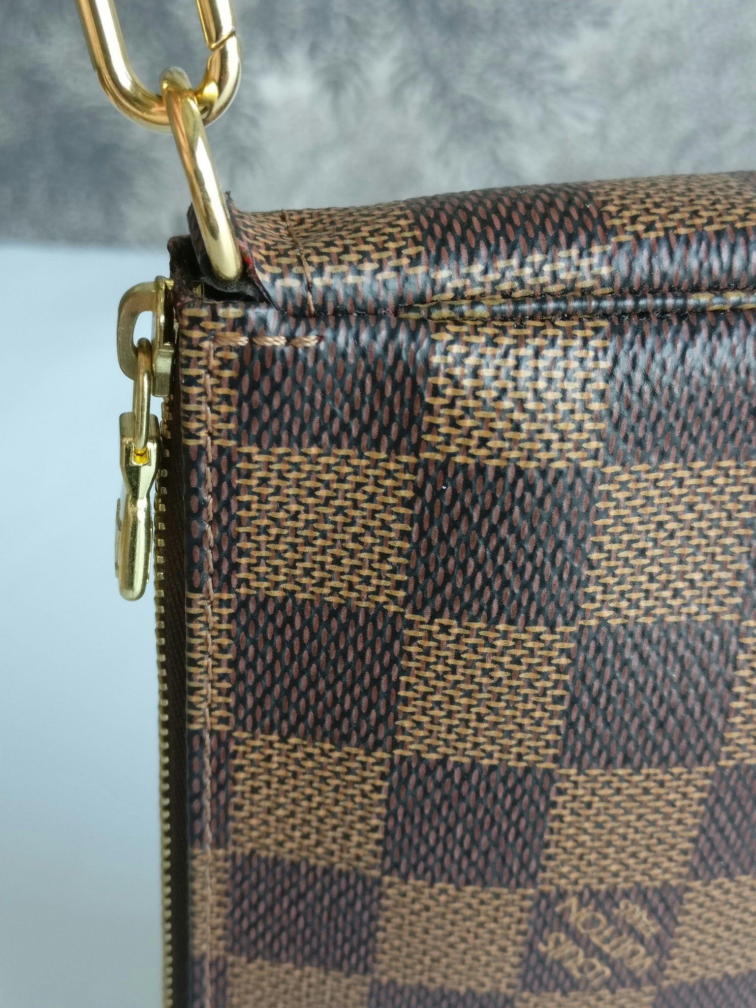 Louis Vuitton Mini Pochette Accessories Damier Ebene