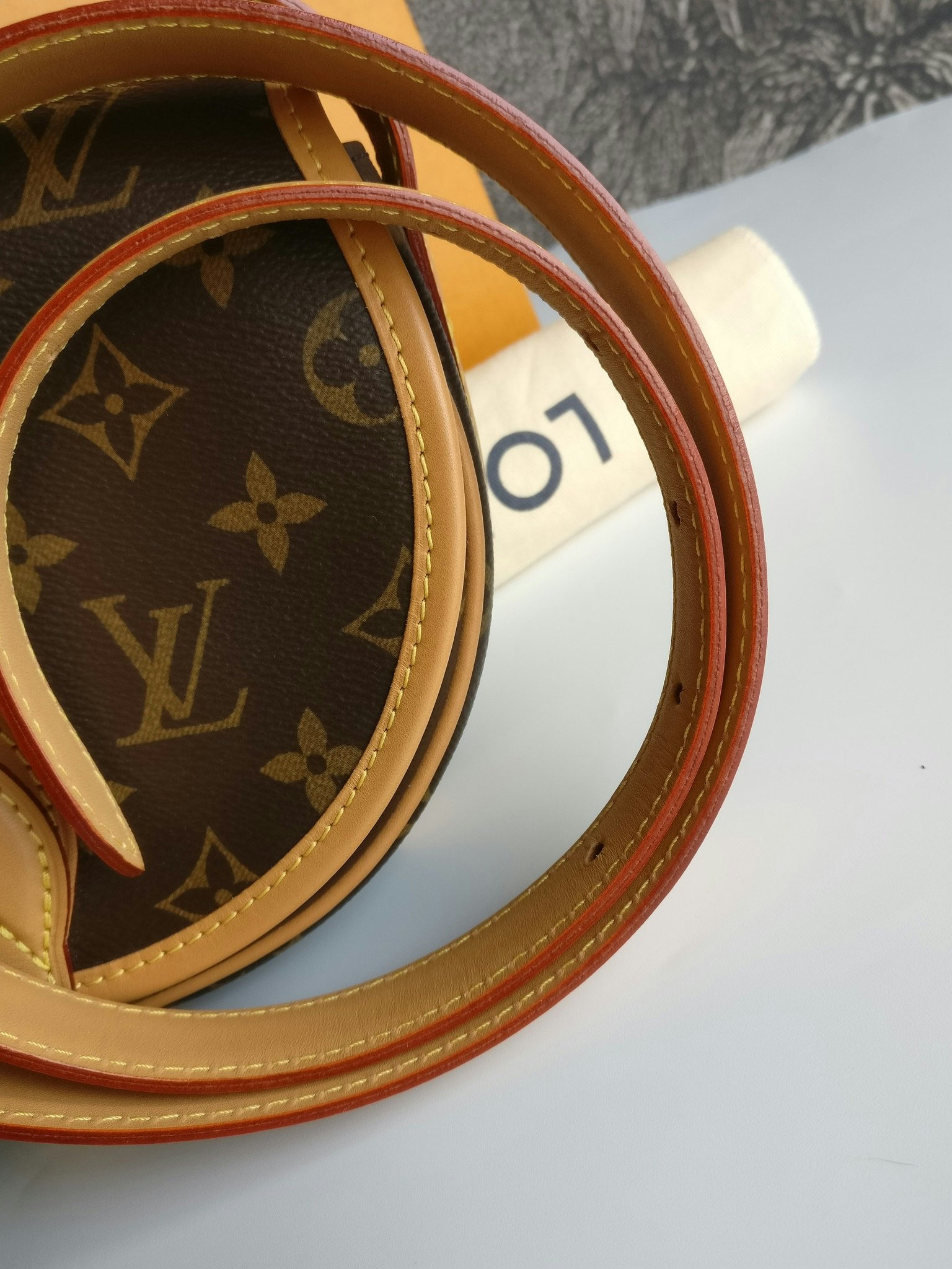 Louis Vuitton Monogram Tambourine M44860 Brown Cloth ref.944676