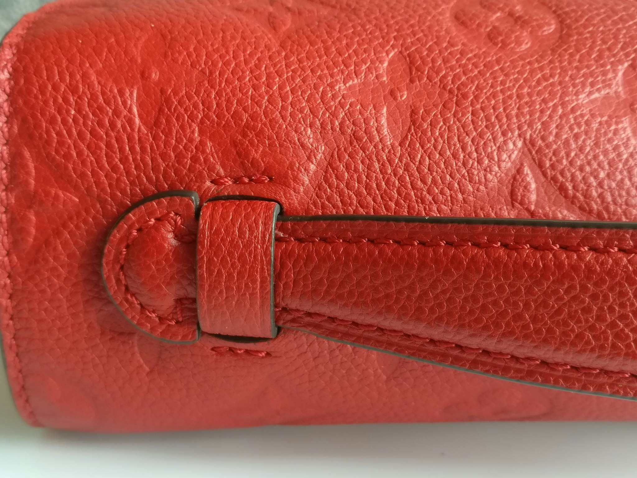 Louis Vuitton Pochette Metis empreinte cherry