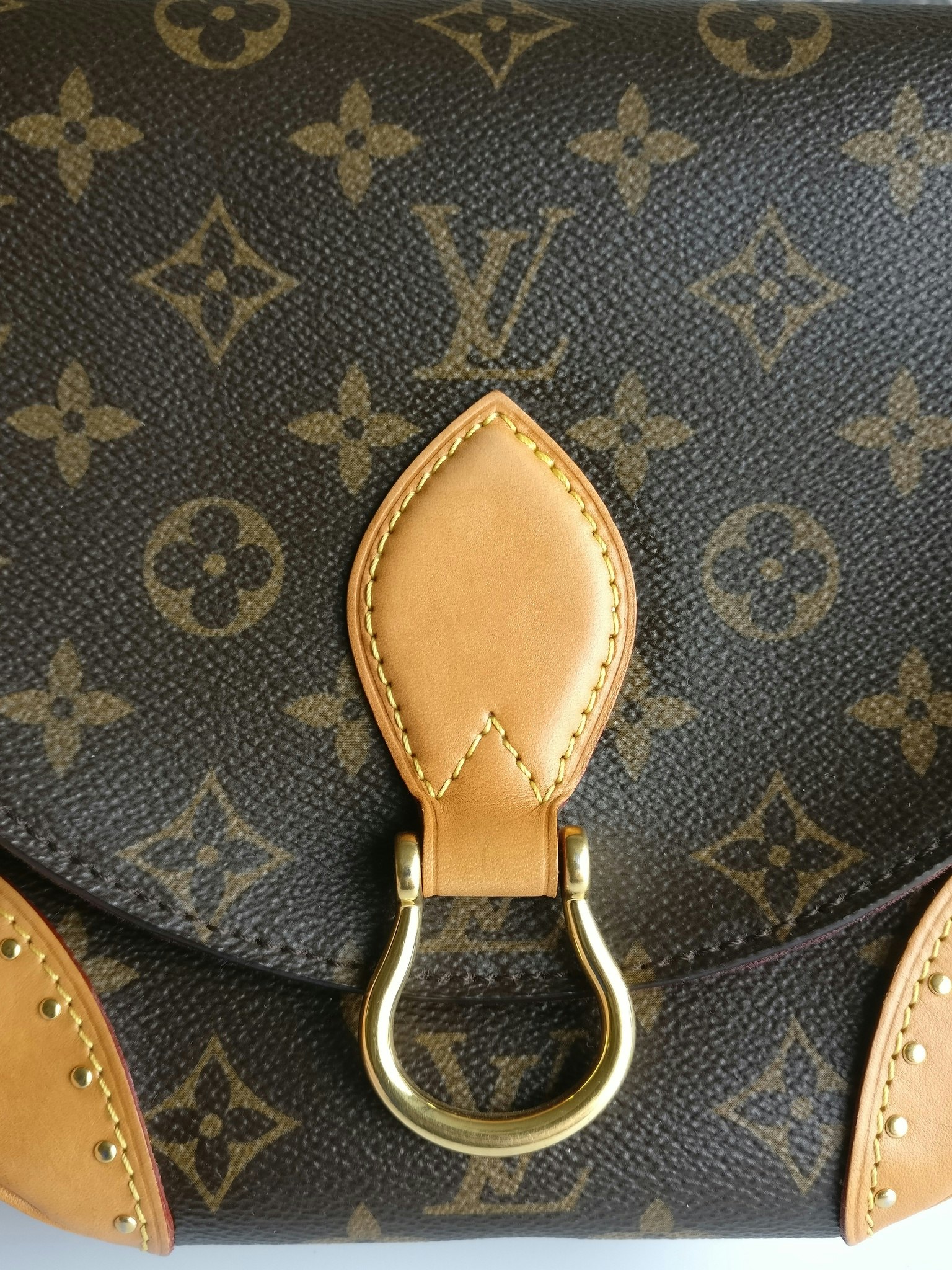 Louis Vuitton Saint Cloud GM Monogram Canvas Brown Leather ref.506412 -  Joli Closet