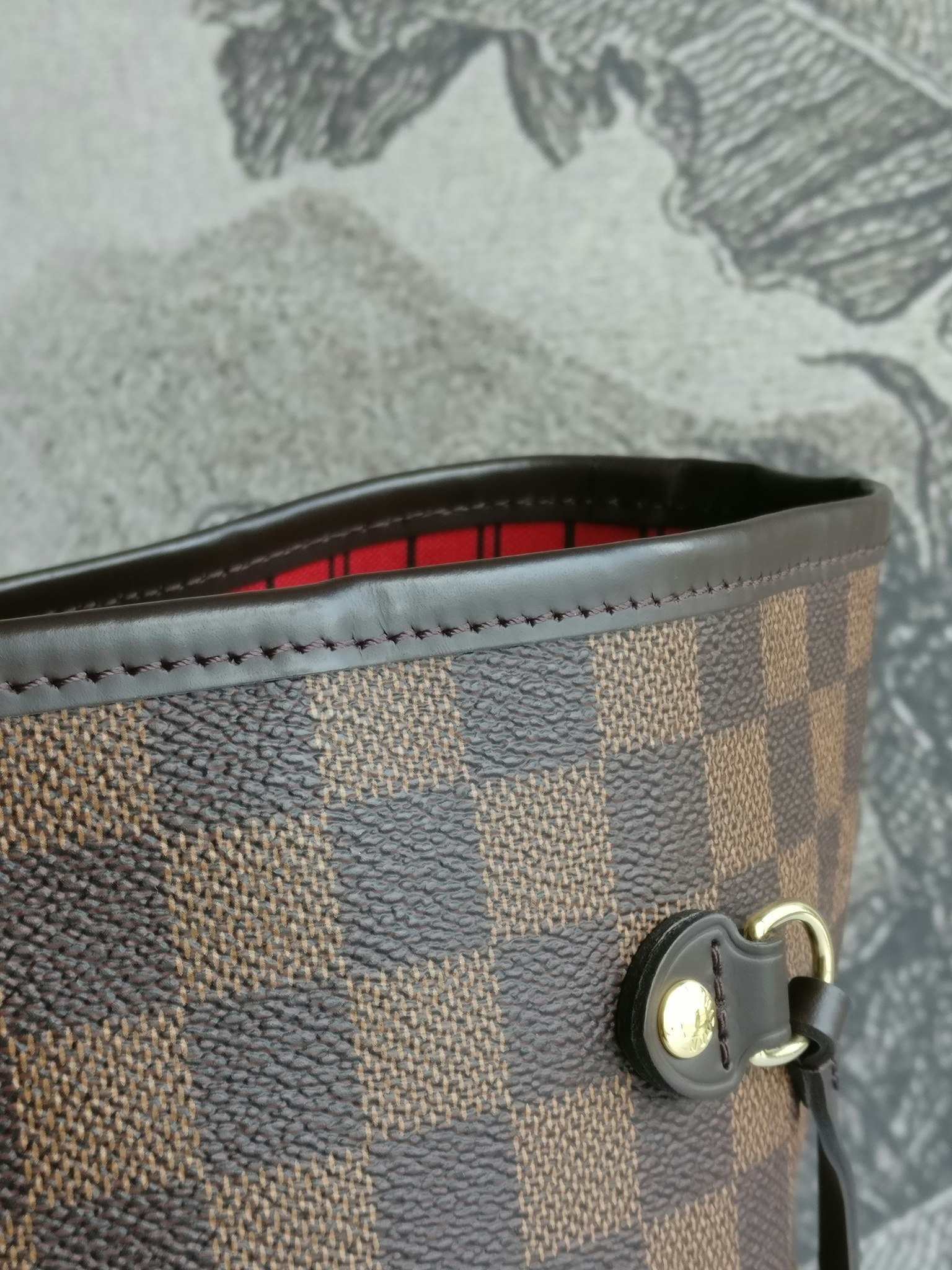 Louis Vuitton Bolsa Damier Ebene