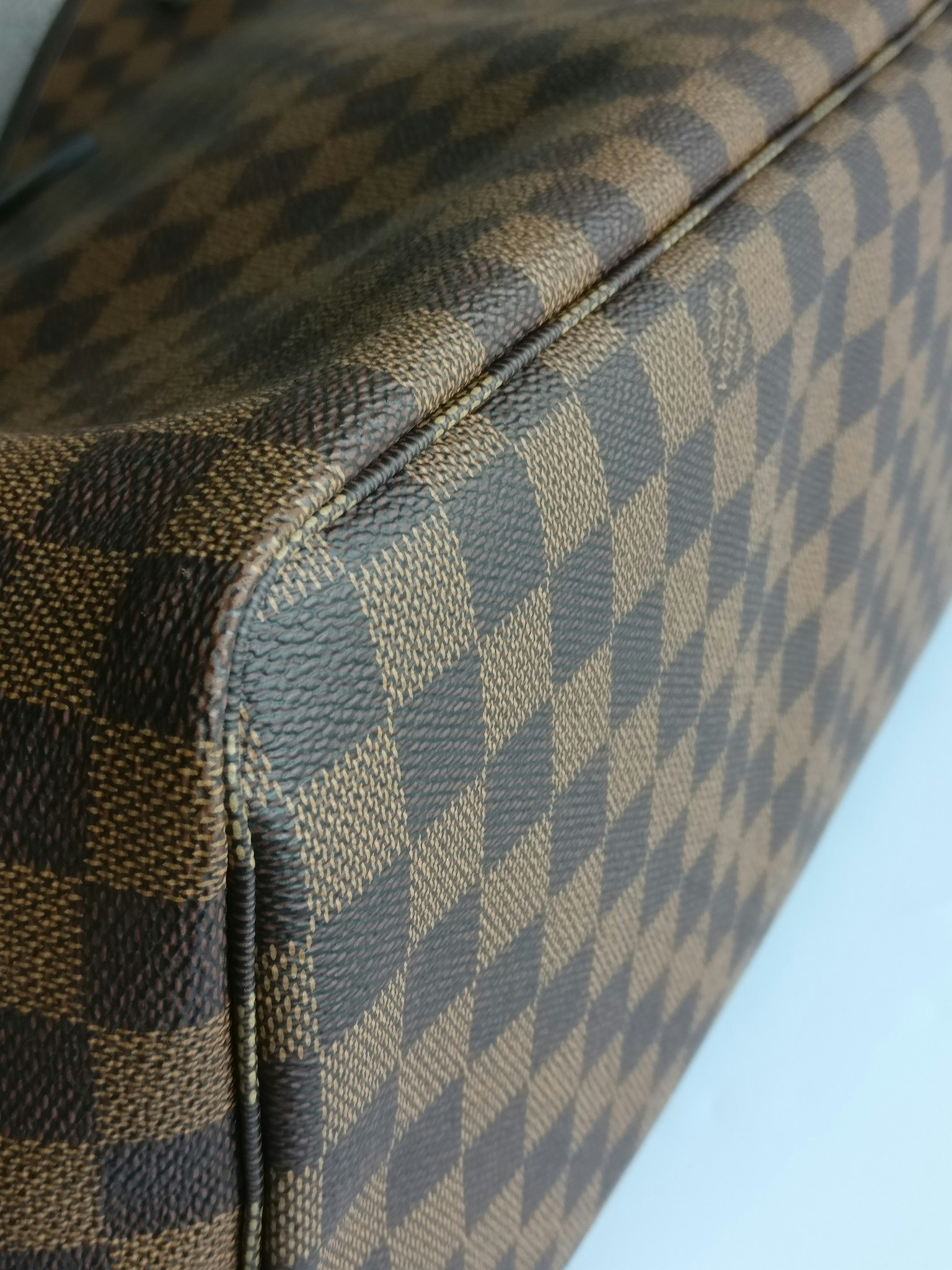 Louis Vuitton Neverfull GM Tote W/Pochette Damier Azur -TheShadesHut