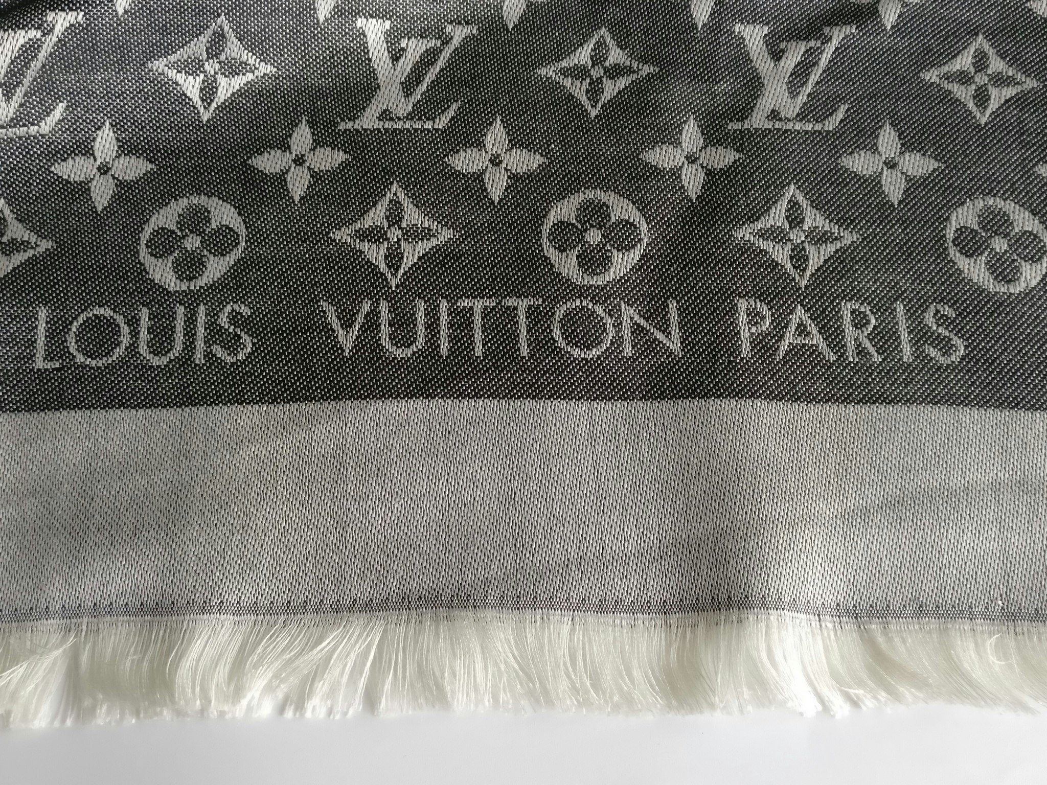 Louis Vuitton Black Denim Shawl