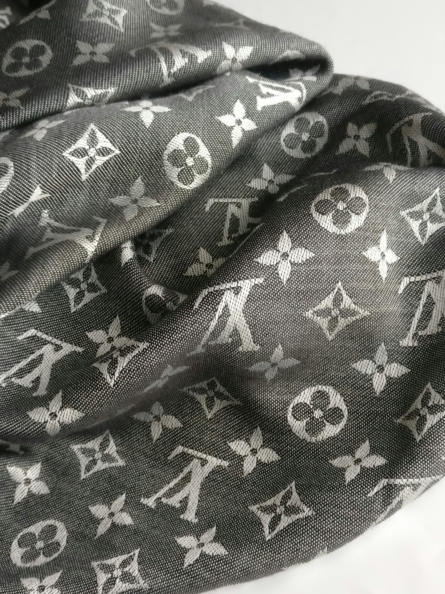 Louis Vuitton Black Denim Shawl