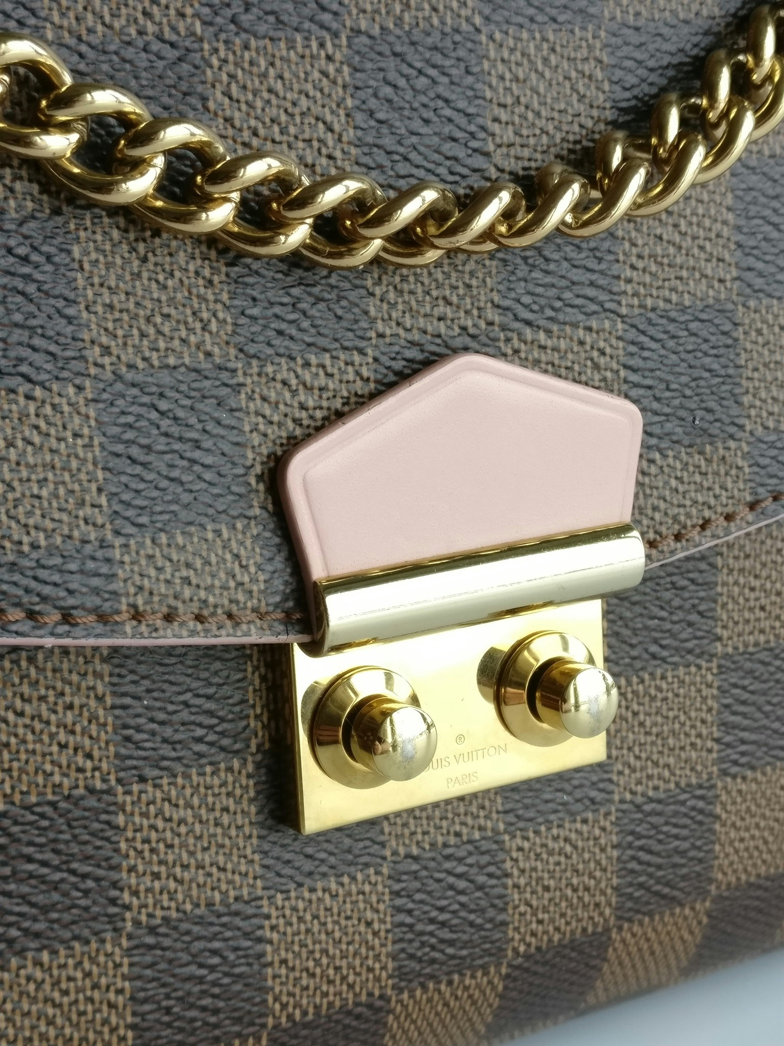 Louis Vuitton Caissa Clutch damier ebene