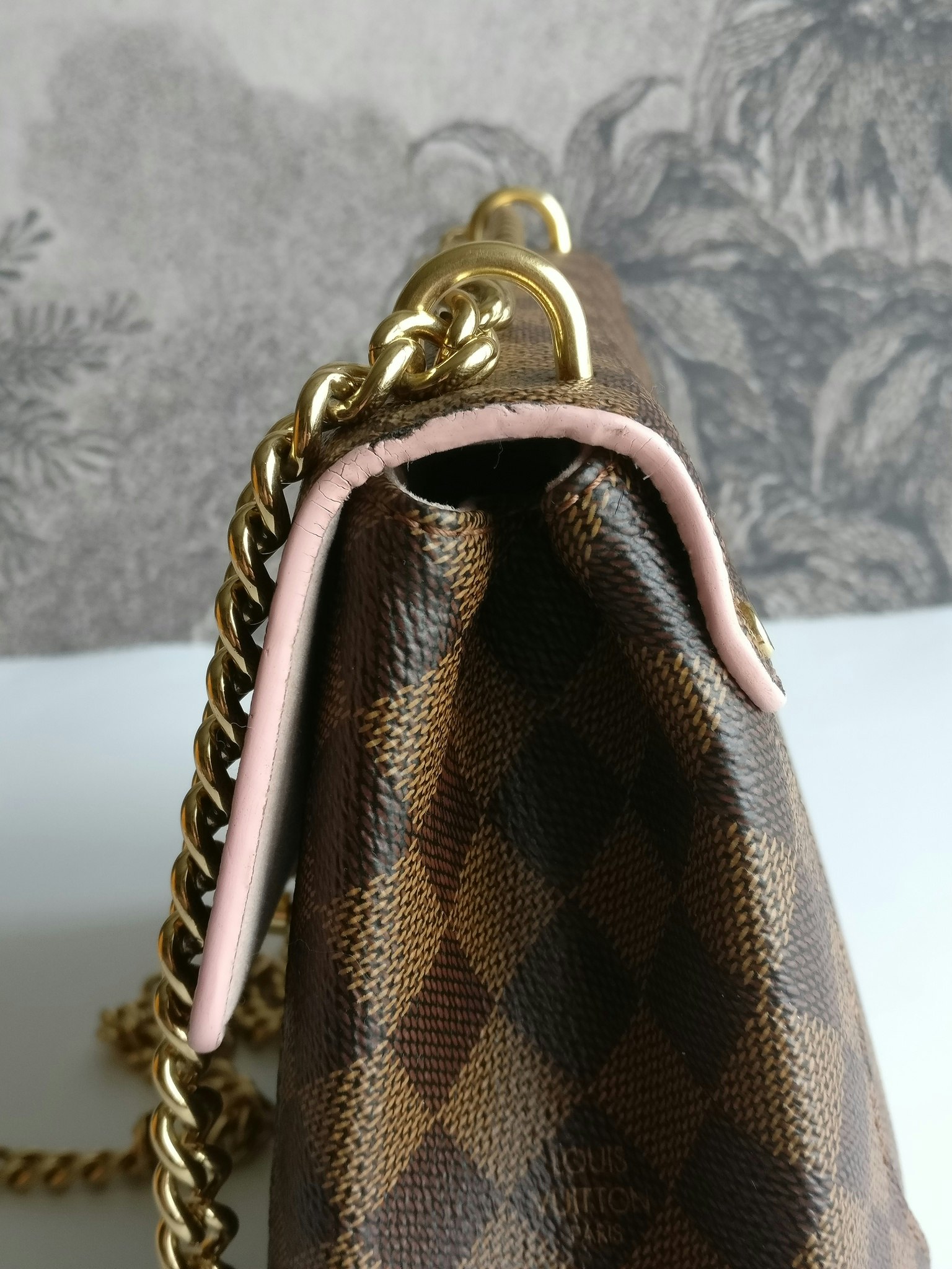 Louis Vuitton Caissa Clutch damier ebene