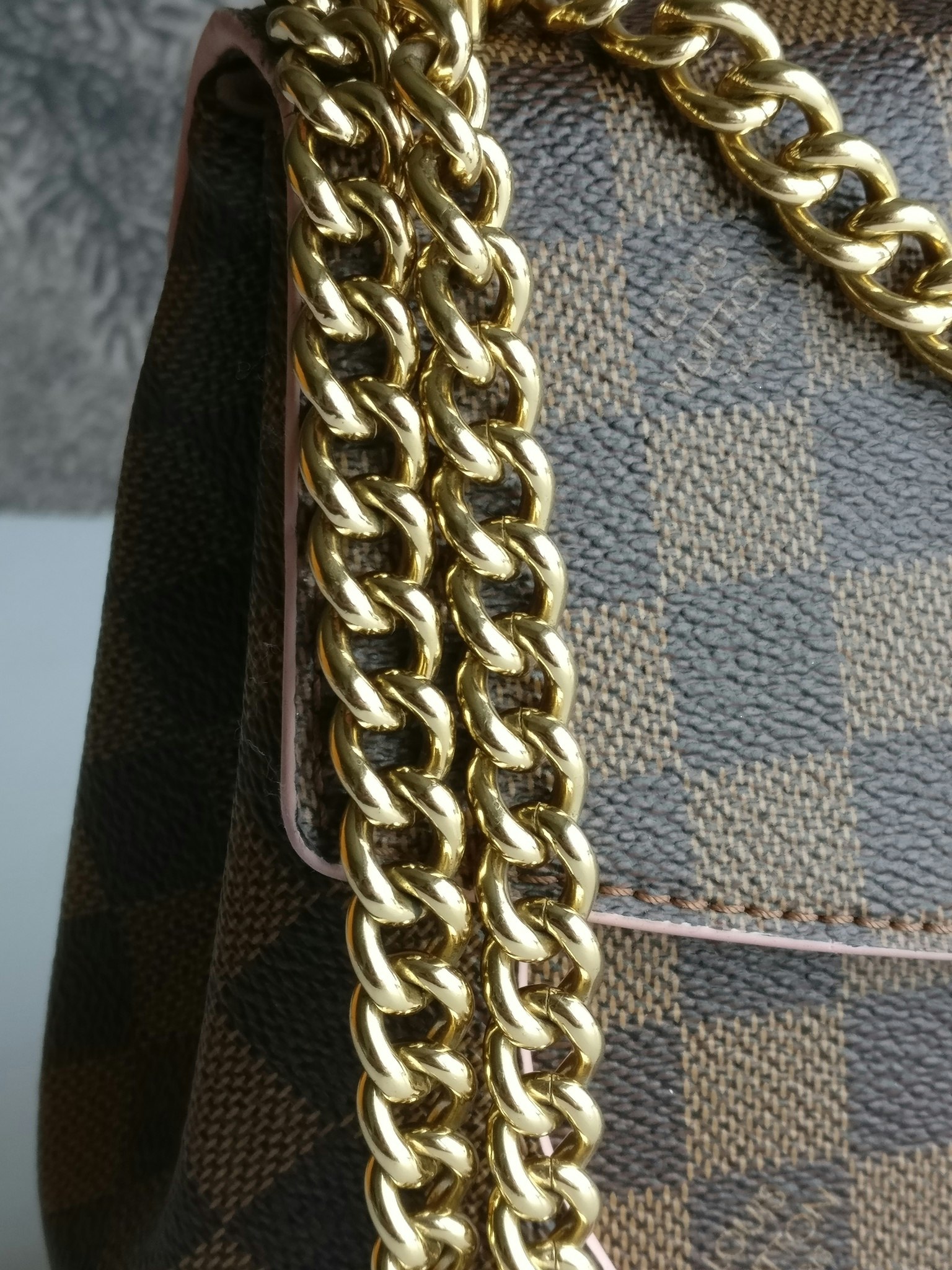 Louis Vuitton Caissa Clutch damier ebene