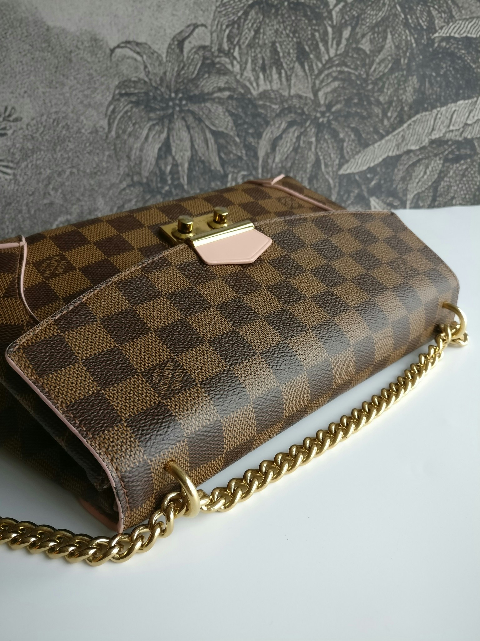 Louis Vuitton Caissa Clutch damier ebene