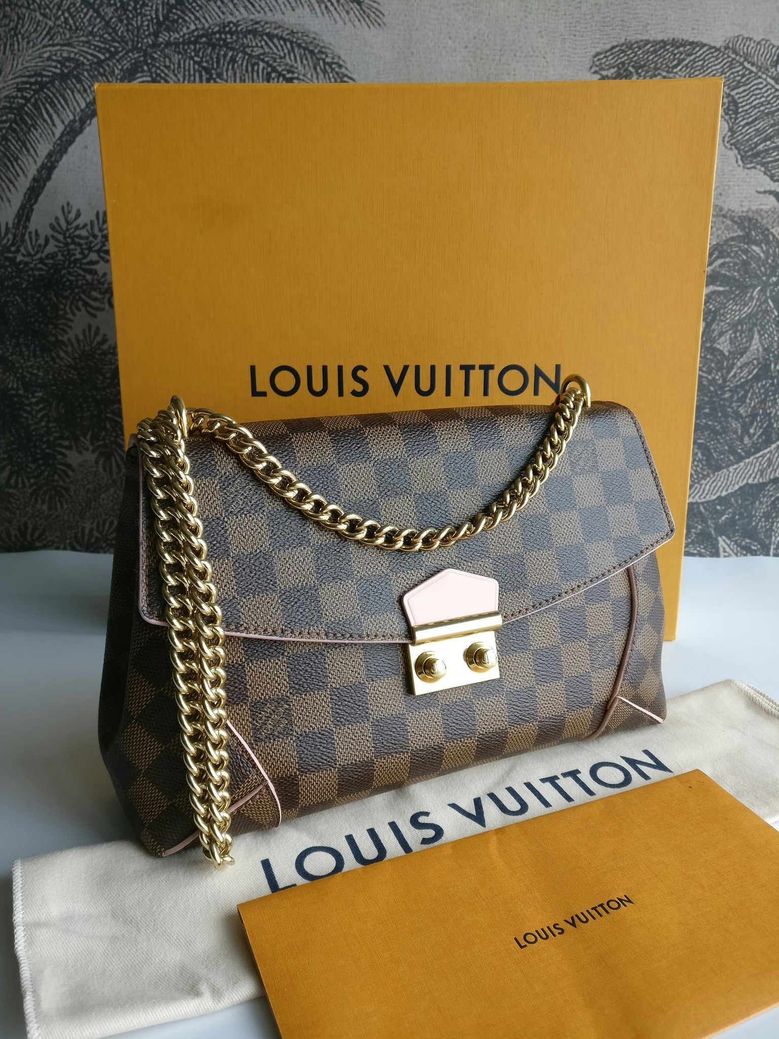 Louis Vuitton Caissa Clutch damier ebene