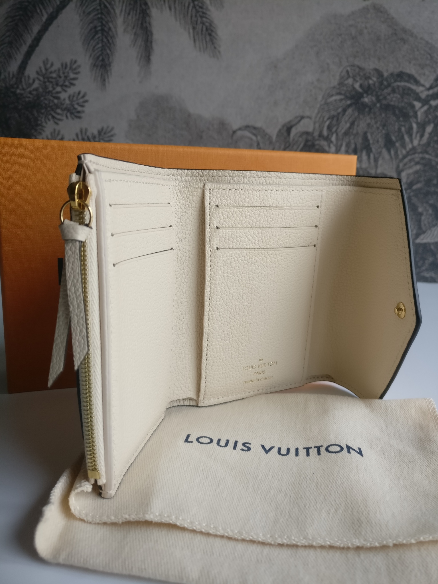 Louis Vuitton Victorine Wallet Empreinte Creme - Good or Bag