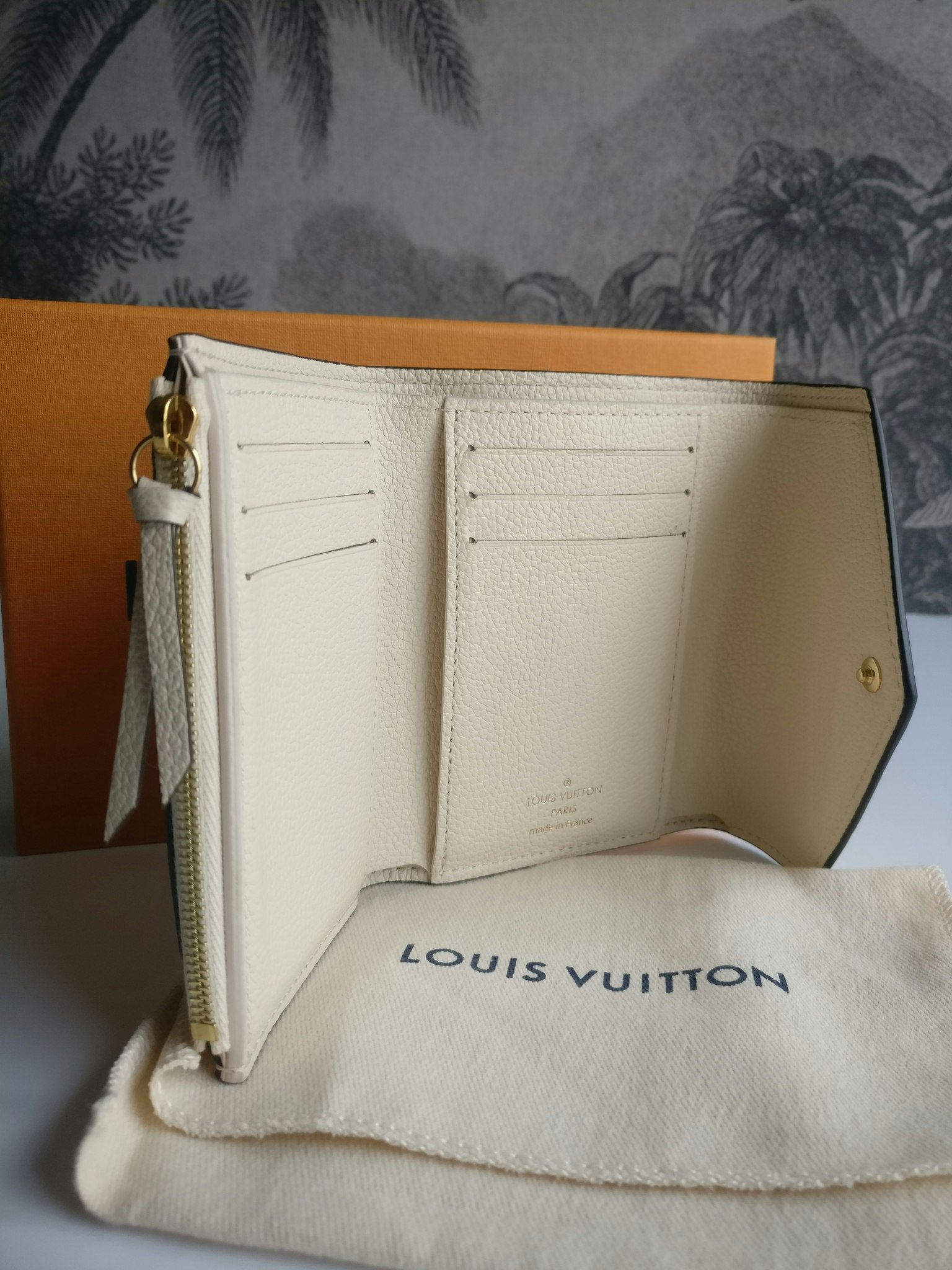 Louis Vuitton Victorine Monogram Empreinte Leather Wallet