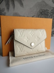 Louis Vuitton Victorine Wallet Empreinte Creme