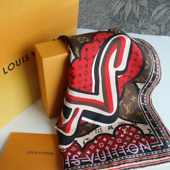 Louis Vuitton Street Monogram Silk Square