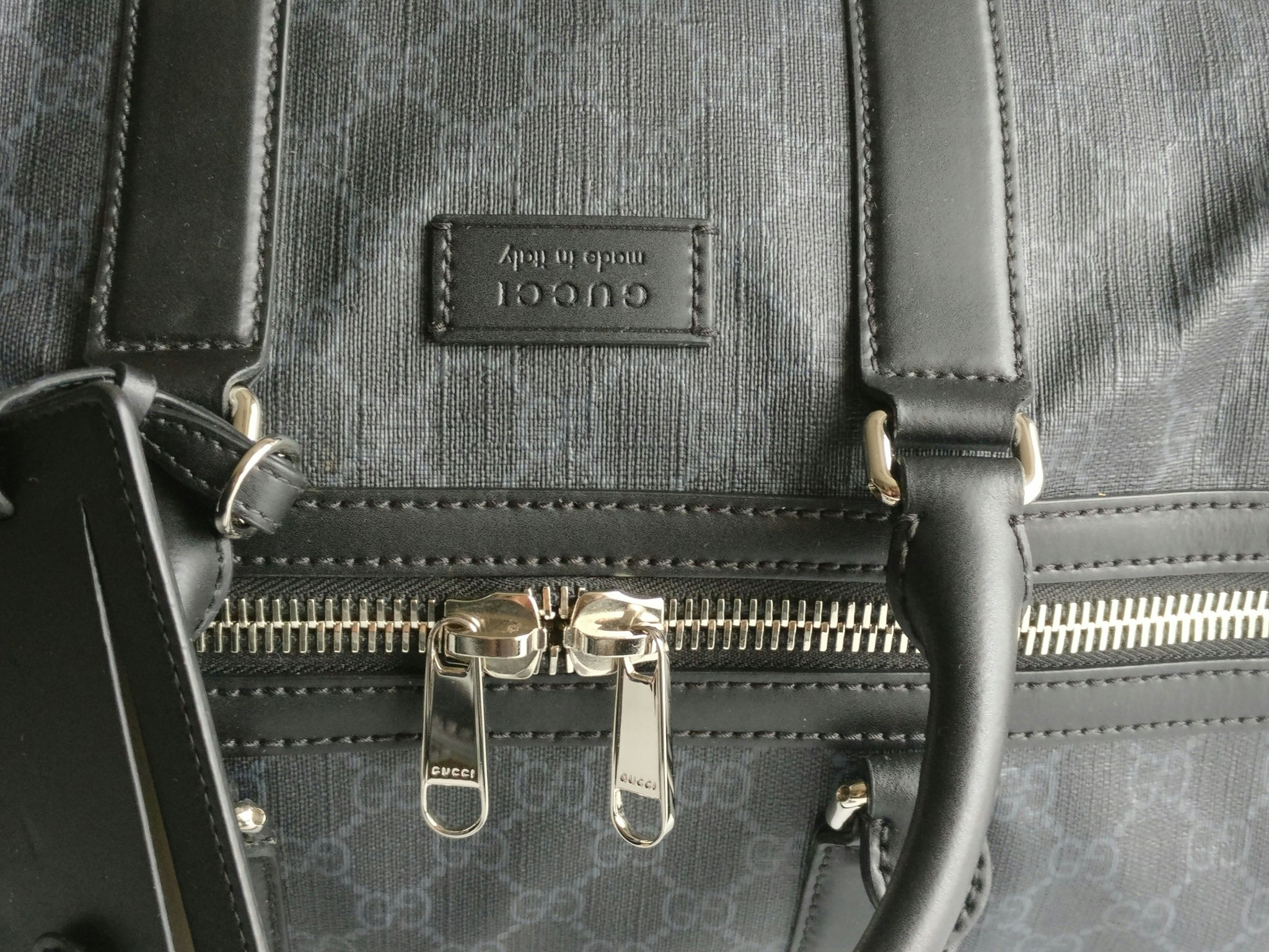 Gucci GG Black Carry-On Duffle