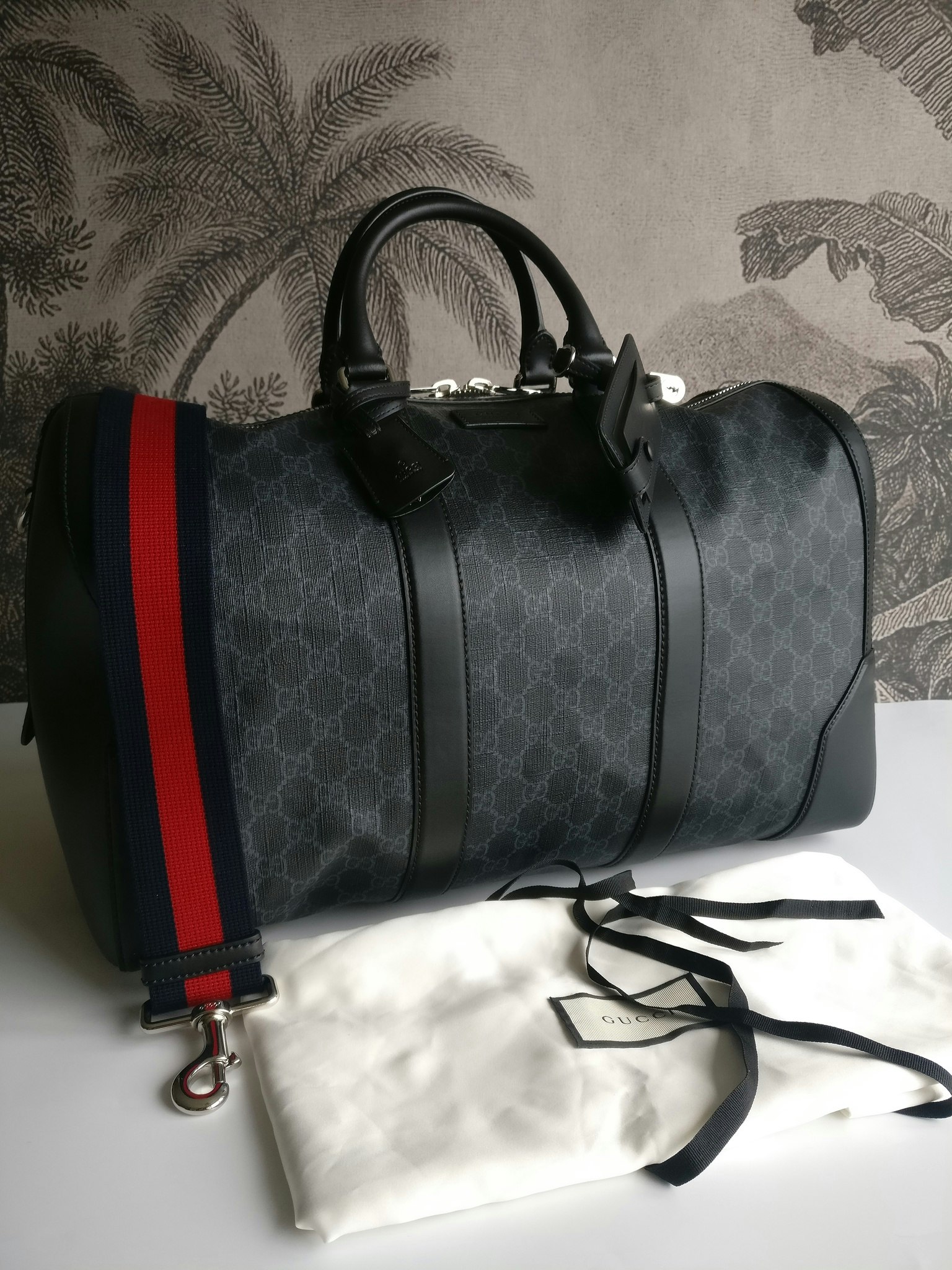 Gucci GG Black Carry-On Duffle