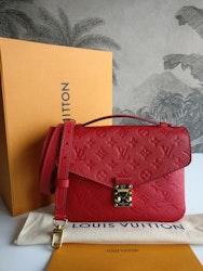 Louis Vuitton Pochette Metis Scarlet Red