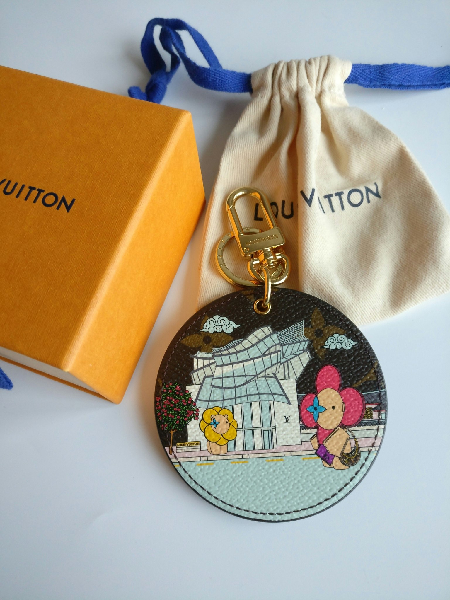 Louis Vuitton Illustre Seoul Bag Charm/Key Holder