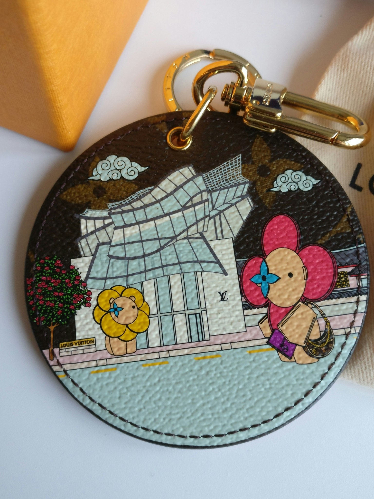 Louis Vuitton Illustre Seoul Bag Charm/Key Holder