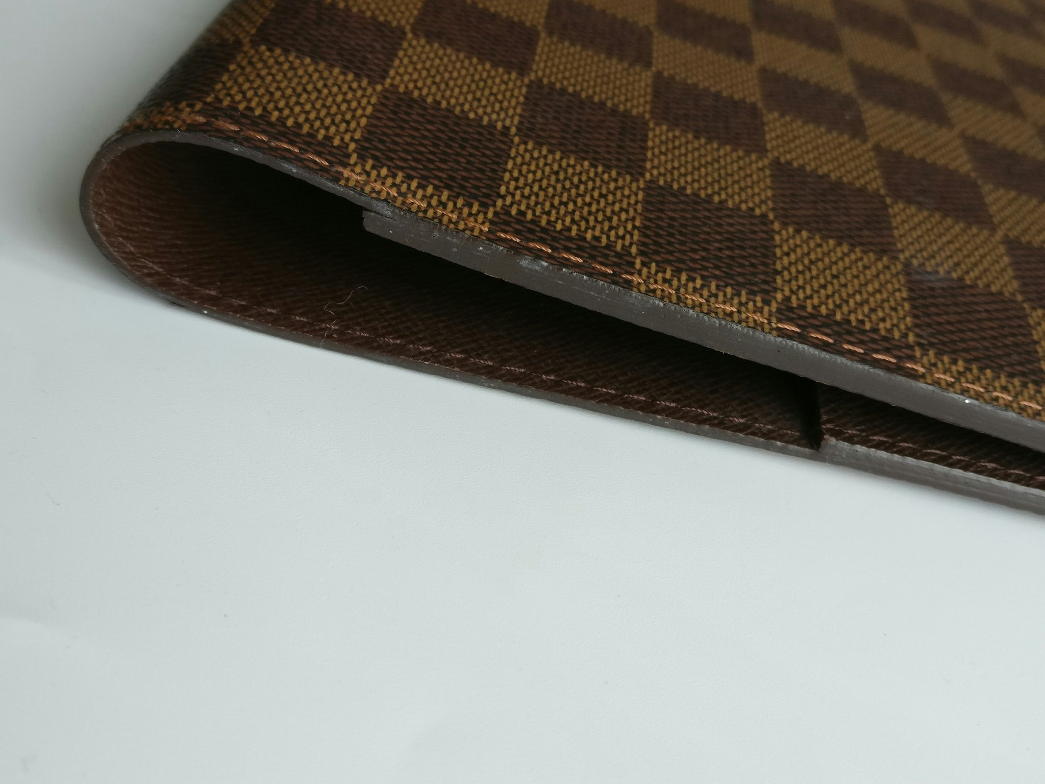 Louis Vuitton desk Agenda Cover Damier Ebene