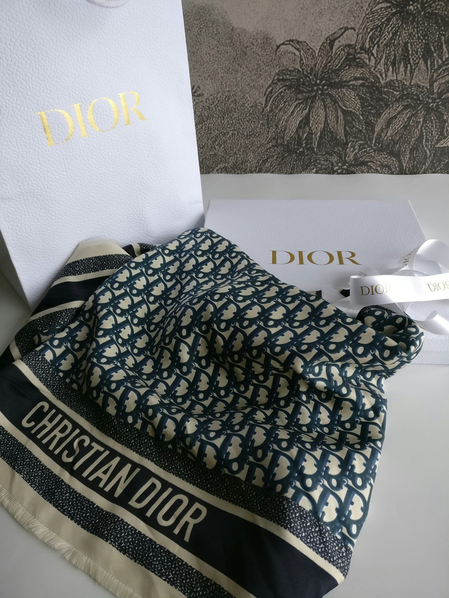 Christian Dior Silk Scarf