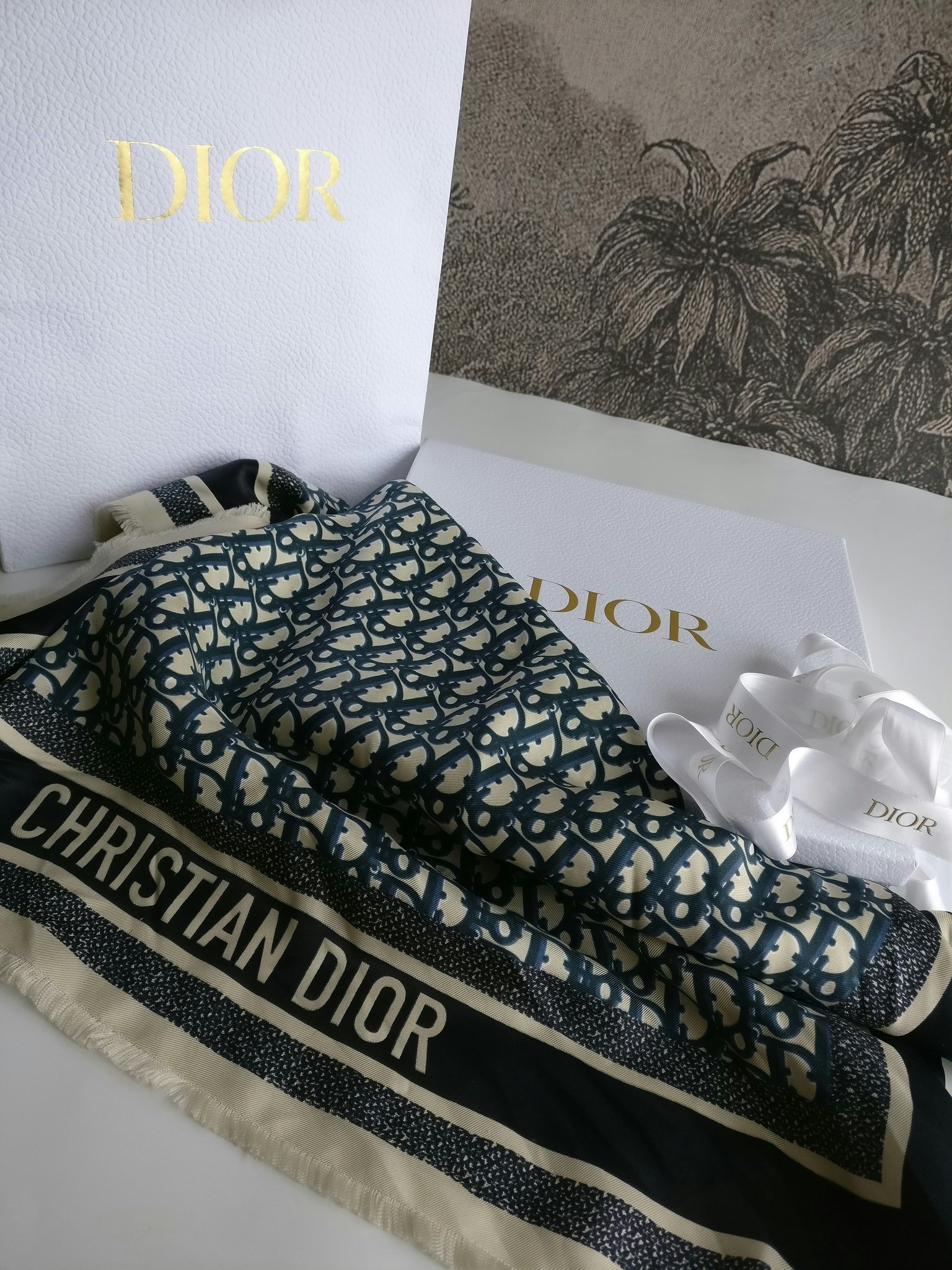 Christian Dior Silk Scarf