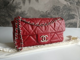 Chanel Quilted Caviar Nature Flap