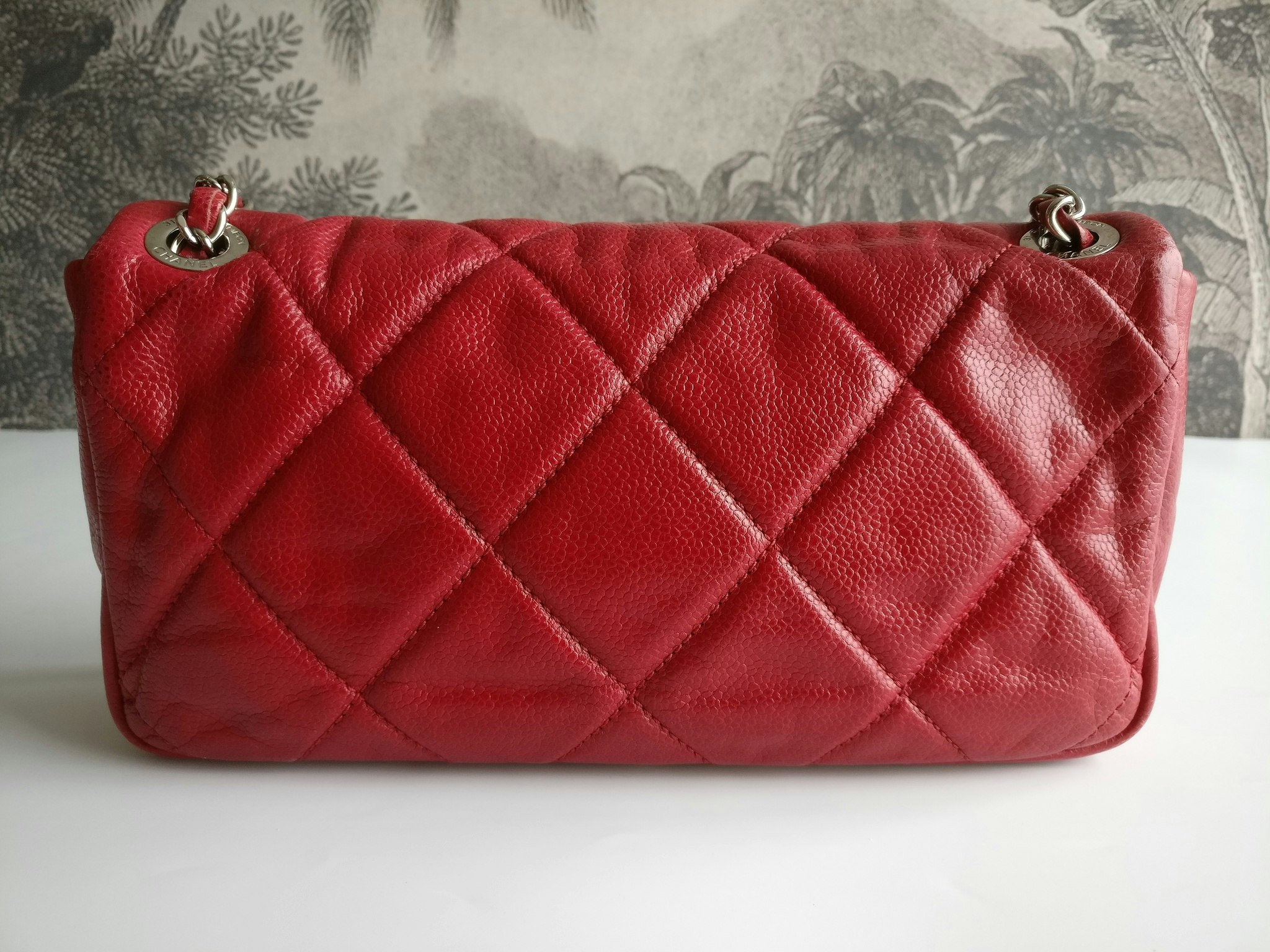 Chanel Quilted Caviar Nature Flap