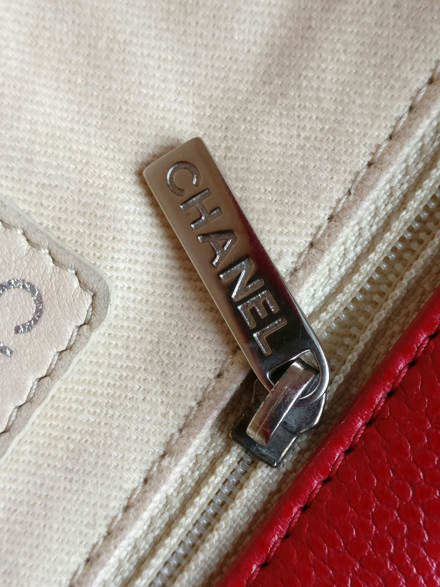 Chanel Quilted Caviar Nature Flap