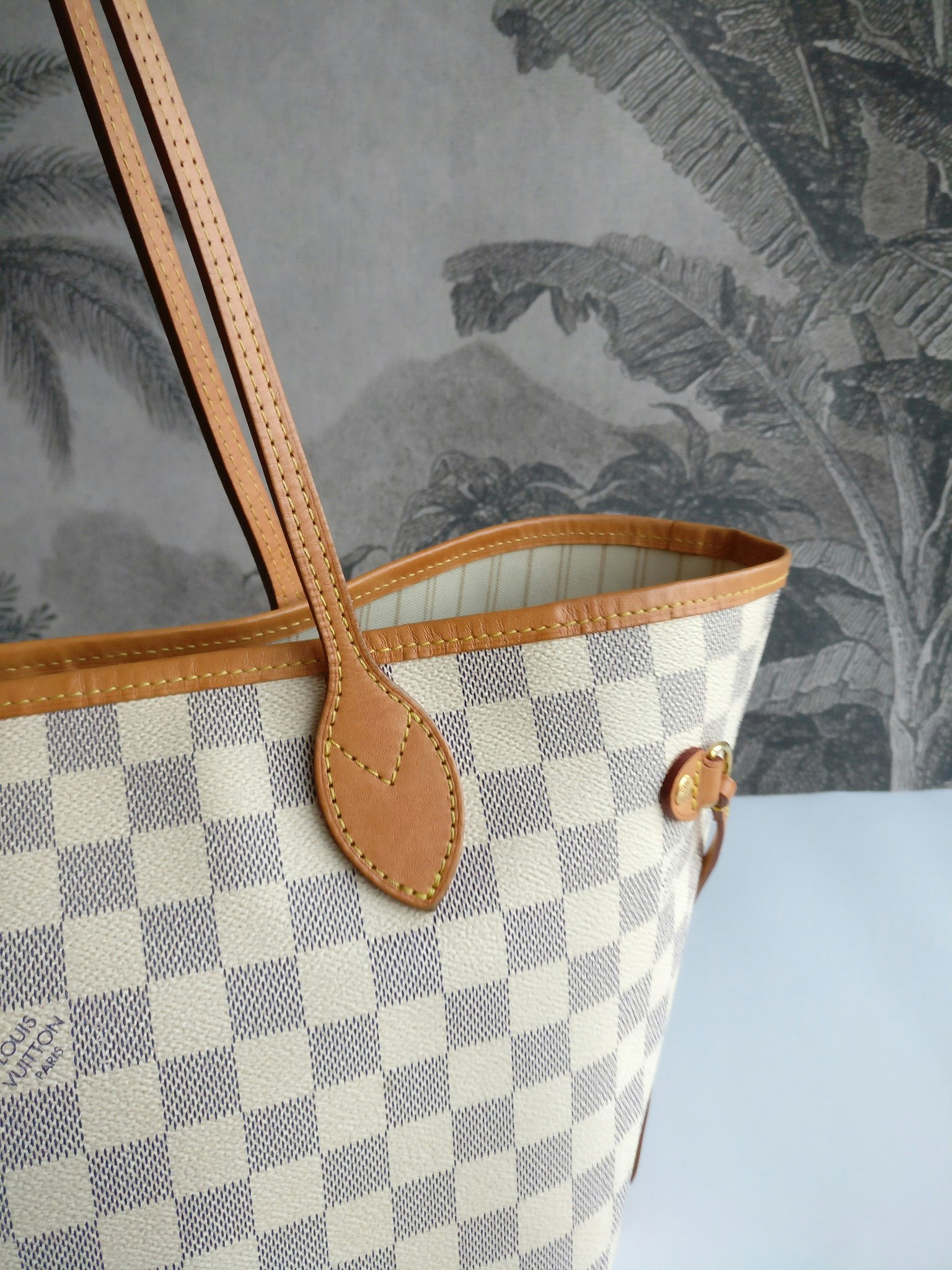 Louis Vuitton Neverfull MM damier azur